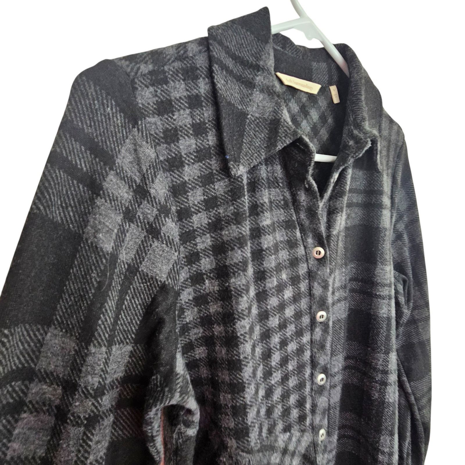 Soft Surroundings Soft Surroundings Womens Paramour Plaid Soft Knit Top Size S Size S / US 4 / IT 40 - 5 Thumbnail