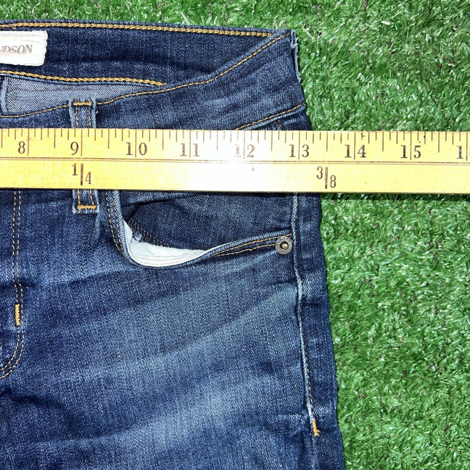 Hudson Hudson Jeans Womens Sz 24 Crop Raw Hem Low Rise Size 24" / US 00 / IT 34 - 7 Thumbnail