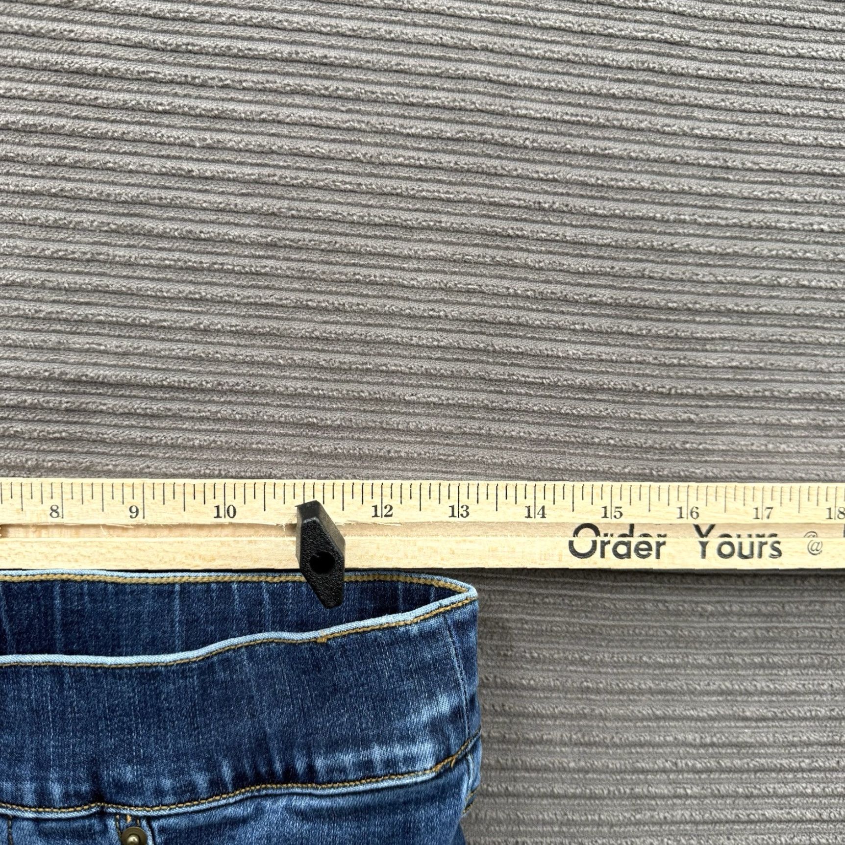 Spanx Spanx Jeans Women Small Blue Cotton Mid Rise Distressed Stretch Comfort Skinny Inseam 27 in Logo Bohemian City Hipster Vintage No Size 28" / US 6 / IT 42 - 5 Thumbnail