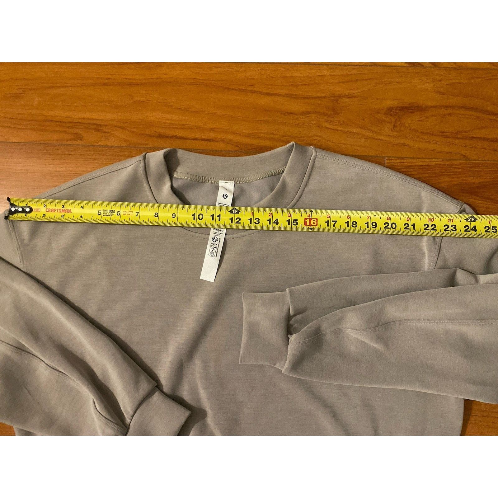 Lululemon Lululemon Oversized Soft Cropped Longsleeve Top Size S / US 4 / IT 40 - 6 Thumbnail