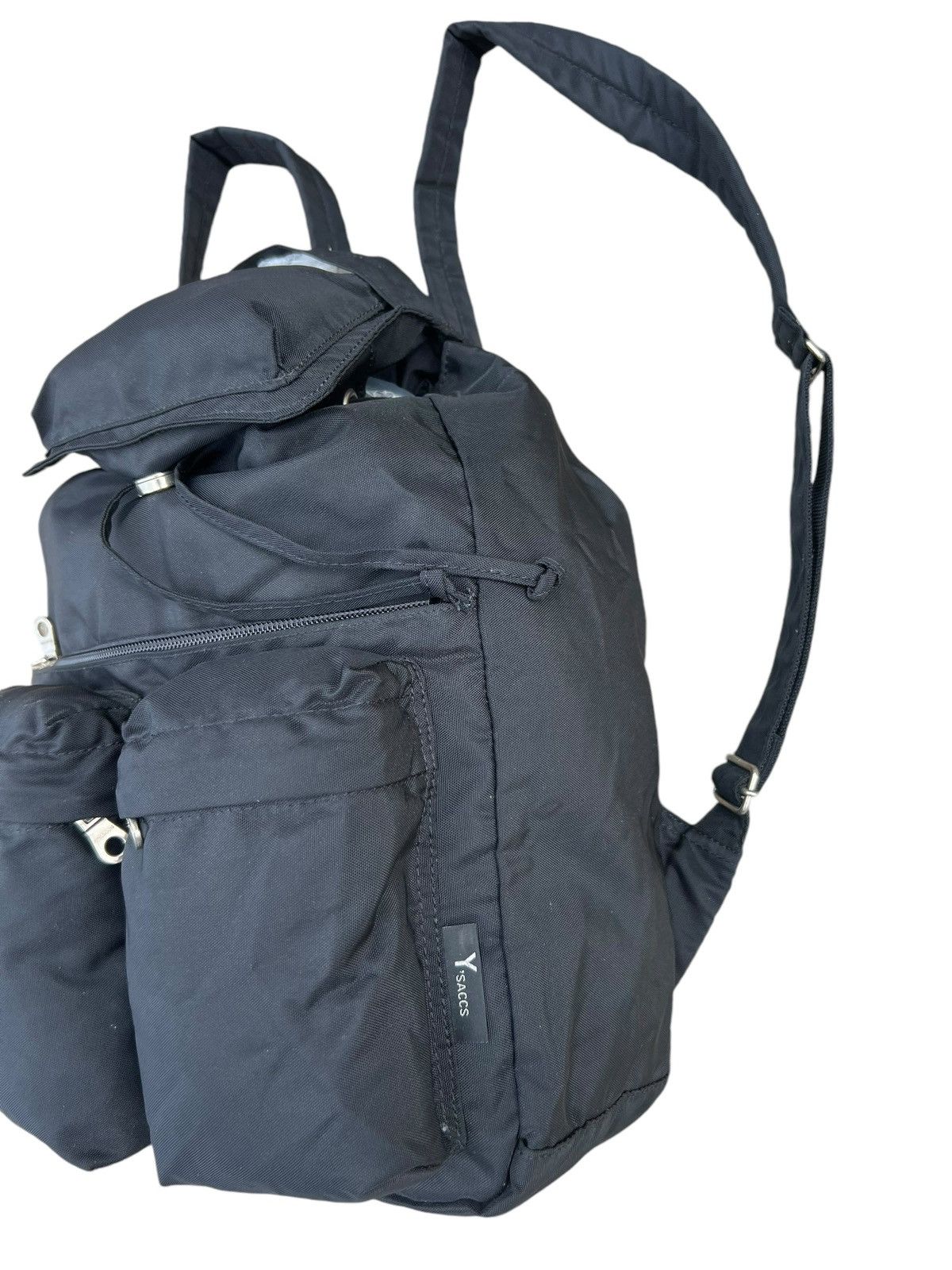 Vintage Vintage 90s Y’saccs Yohji Yamamoto Cargo Backpack Bag Size ONE SIZE - 8 Thumbnail