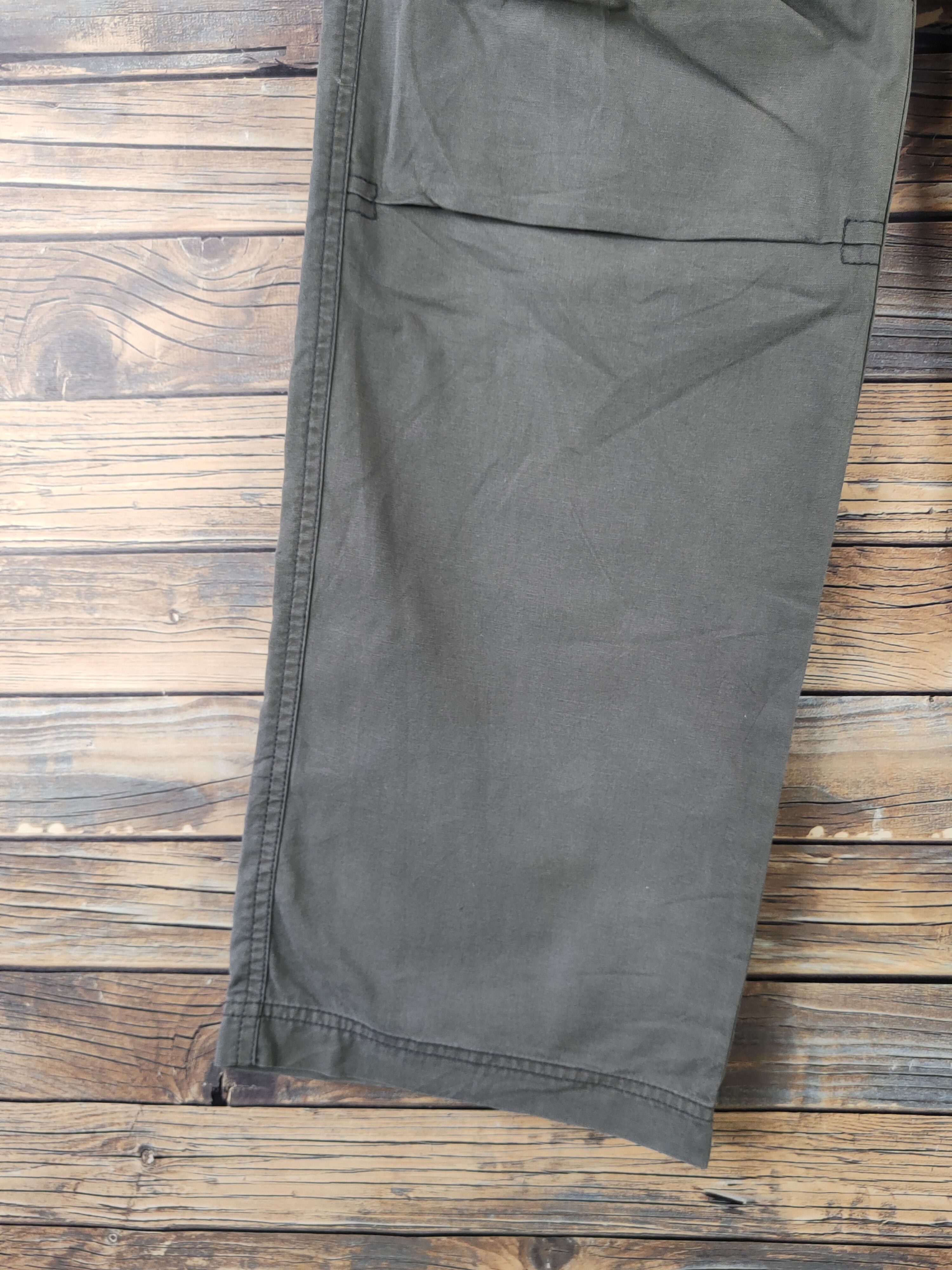 Japanese Brand DL Ugiz Olive Multipocket Tactical Cargo Pants #253 Size US 30 / EU 46 - 4 Thumbnail