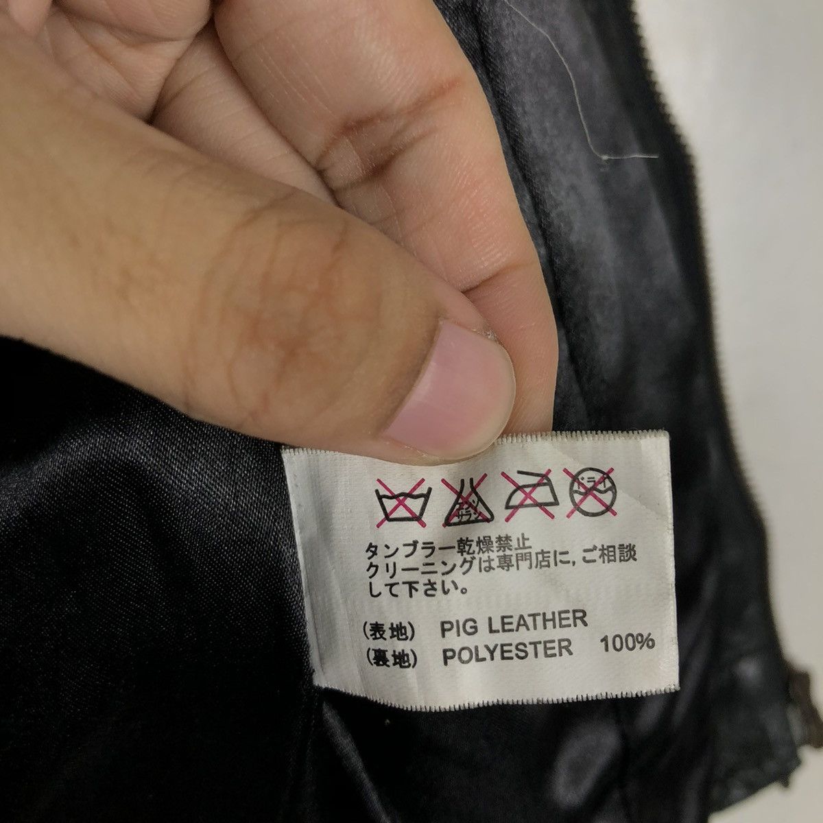 Japanese Brand 📌CROPPED BIKER LEATHER JACKET CIAO PANIC JAPAN Size M / US 6-8 / IT 42-44 - 20 Thumbnail