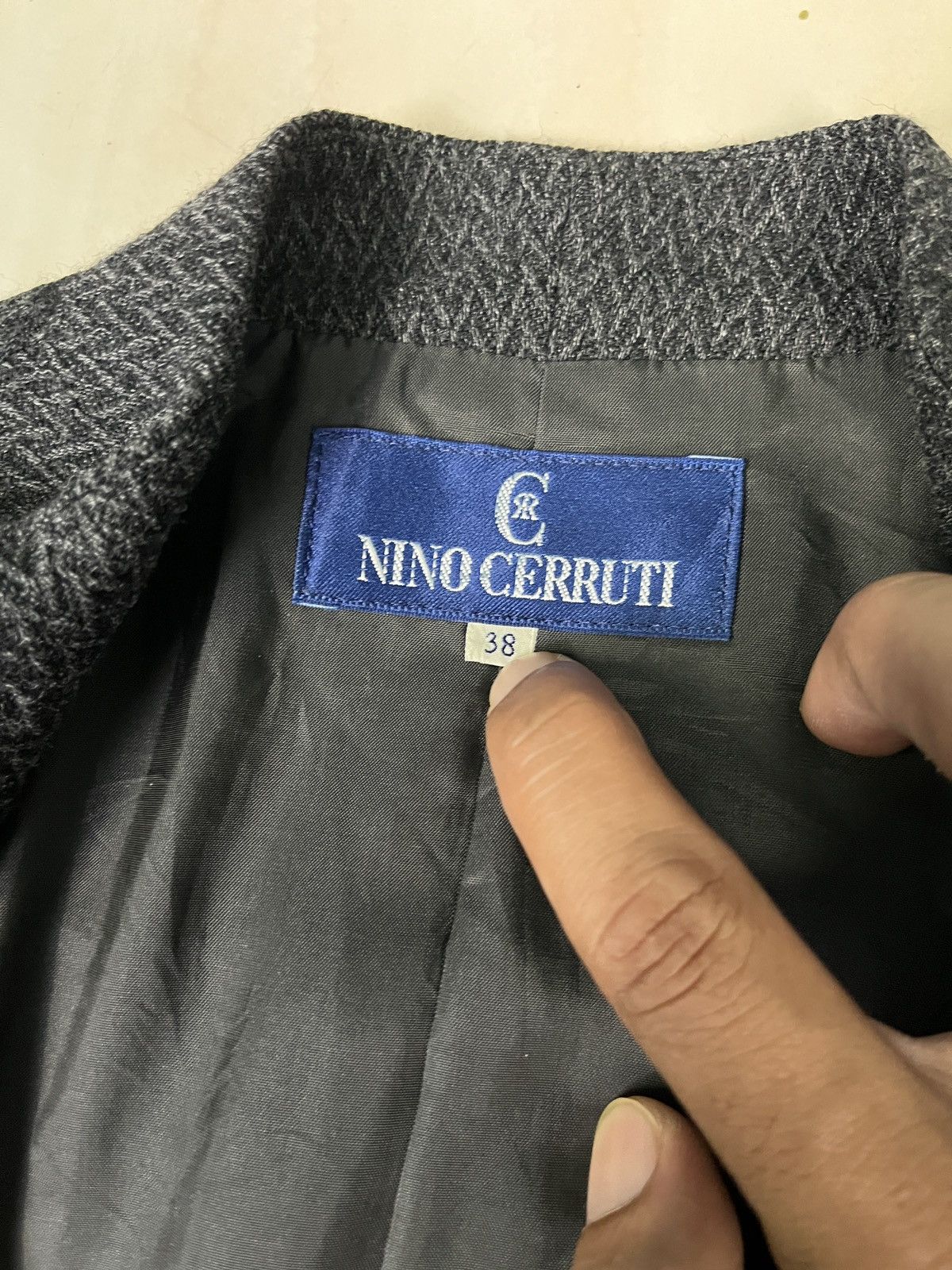Cerruti 1881 × Vintage Nino Cerruti Made in Japan Double Breasted Twill Jacket Size S / US 4 / IT 40 - 10 Thumbnail