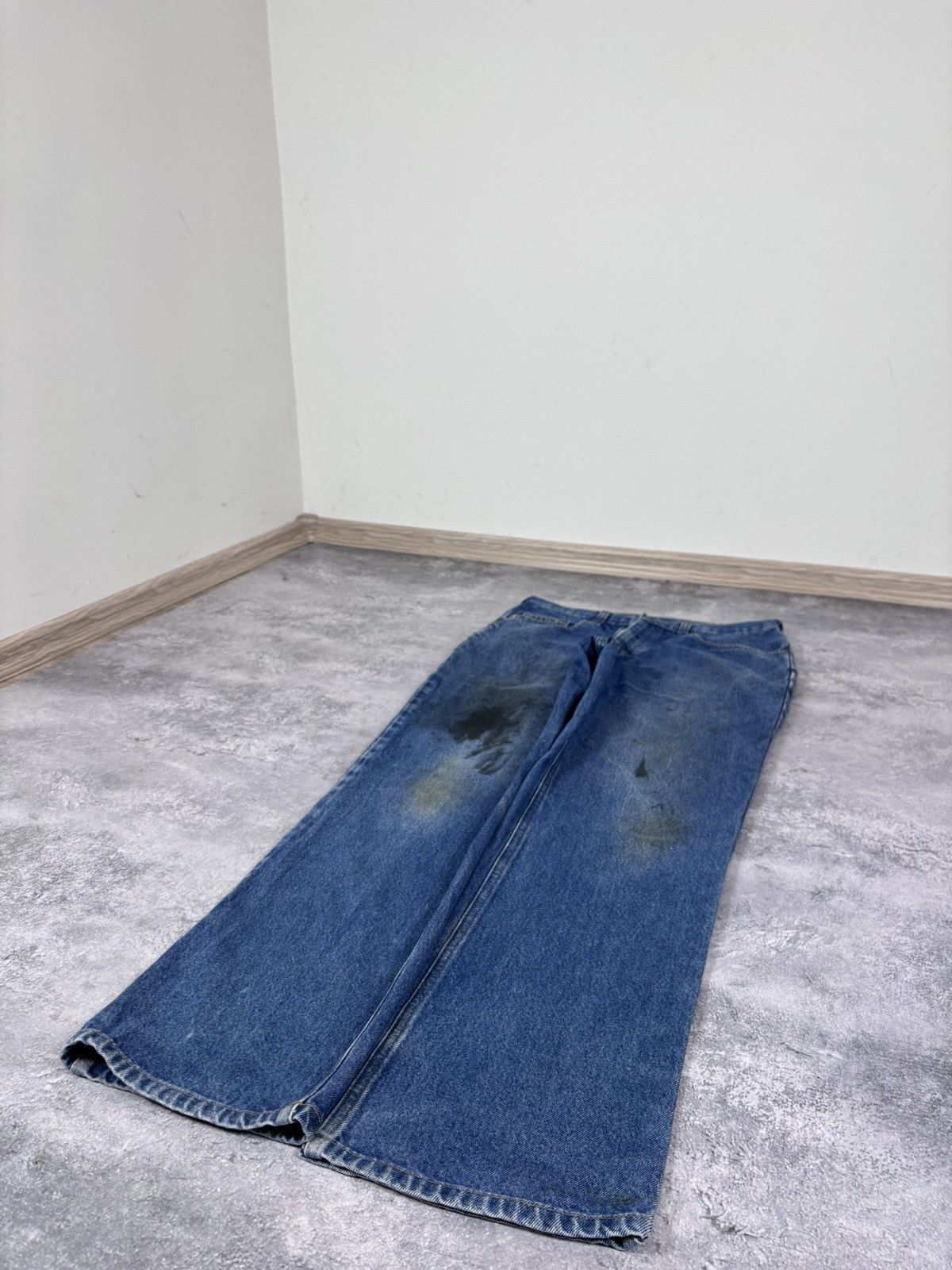 Carhartt Carhartt Men’s Blue Denim Jeans Relaxed Fit Distressed Size US 34 / EU 50 - 9 Thumbnail