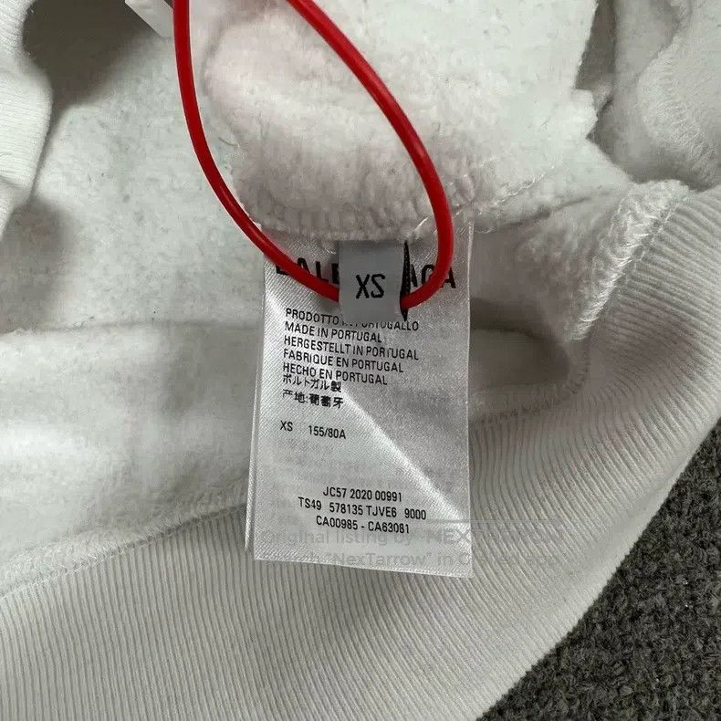Balenciaga Balenciaga Calf Hooded Sweatshirt Size US XS / EU 42 / 0 - 8 Thumbnail