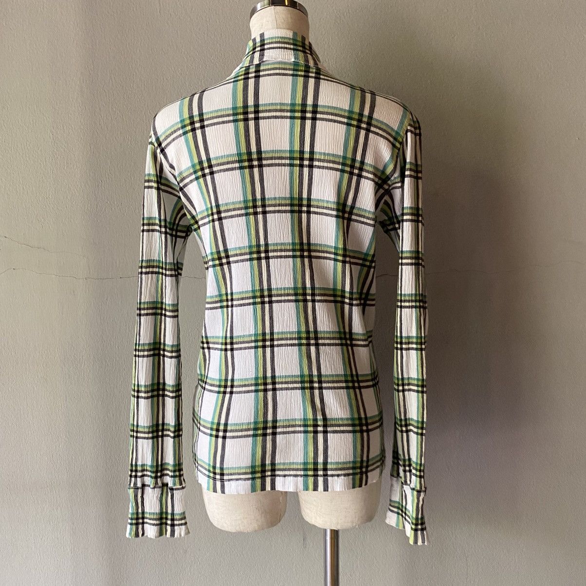Tsumori Chisato Tsumori Chisato Plaid Long Sleeve Button-Up Shirt Size XS / US 0-2 / IT 36-38 - 4 Thumbnail