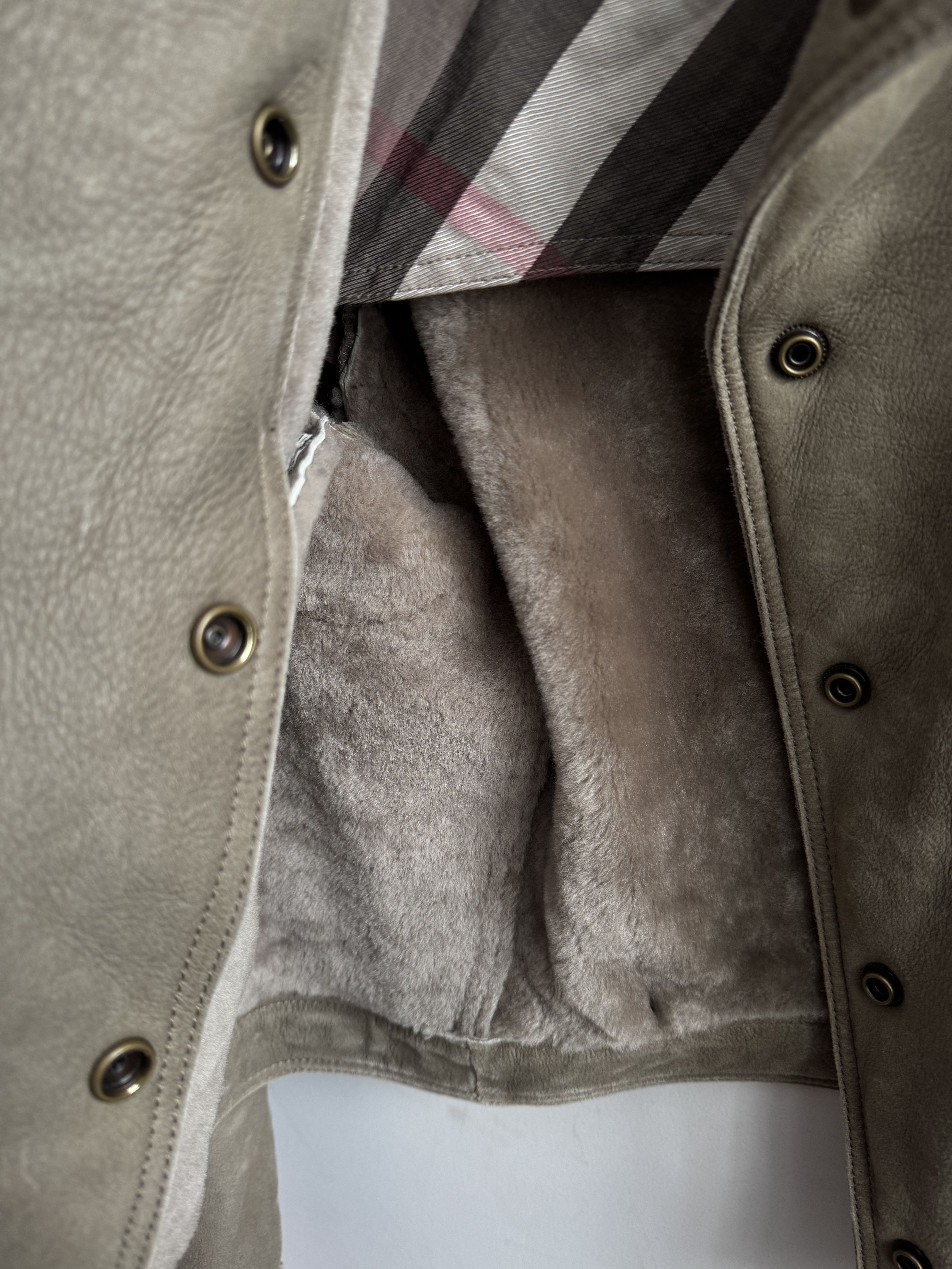 Burberry Burberry Shearling Leather Jacket Size US8 Eur 42 Size M / US 6-8 / IT 42-44 - 10 Thumbnail
