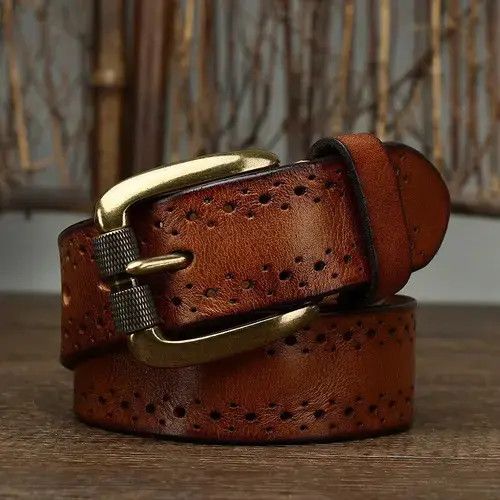 Japanese Brand × Vintage Pin Buckle Vintage Leather Belt Size ONE SIZE - 2 Thumbnail