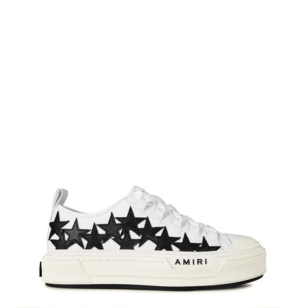 Amiri AMIRI Stars Court Canvas Sneakers Size US 10 / EU 43 - 1 Thumbnail
