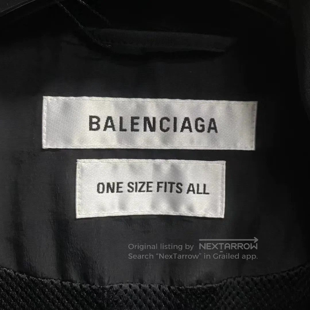 Balenciaga Balenciaga Black Gray Colorblock Varsity Jacket. Size US M / EU 48-50 / 2 - 3 Thumbnail