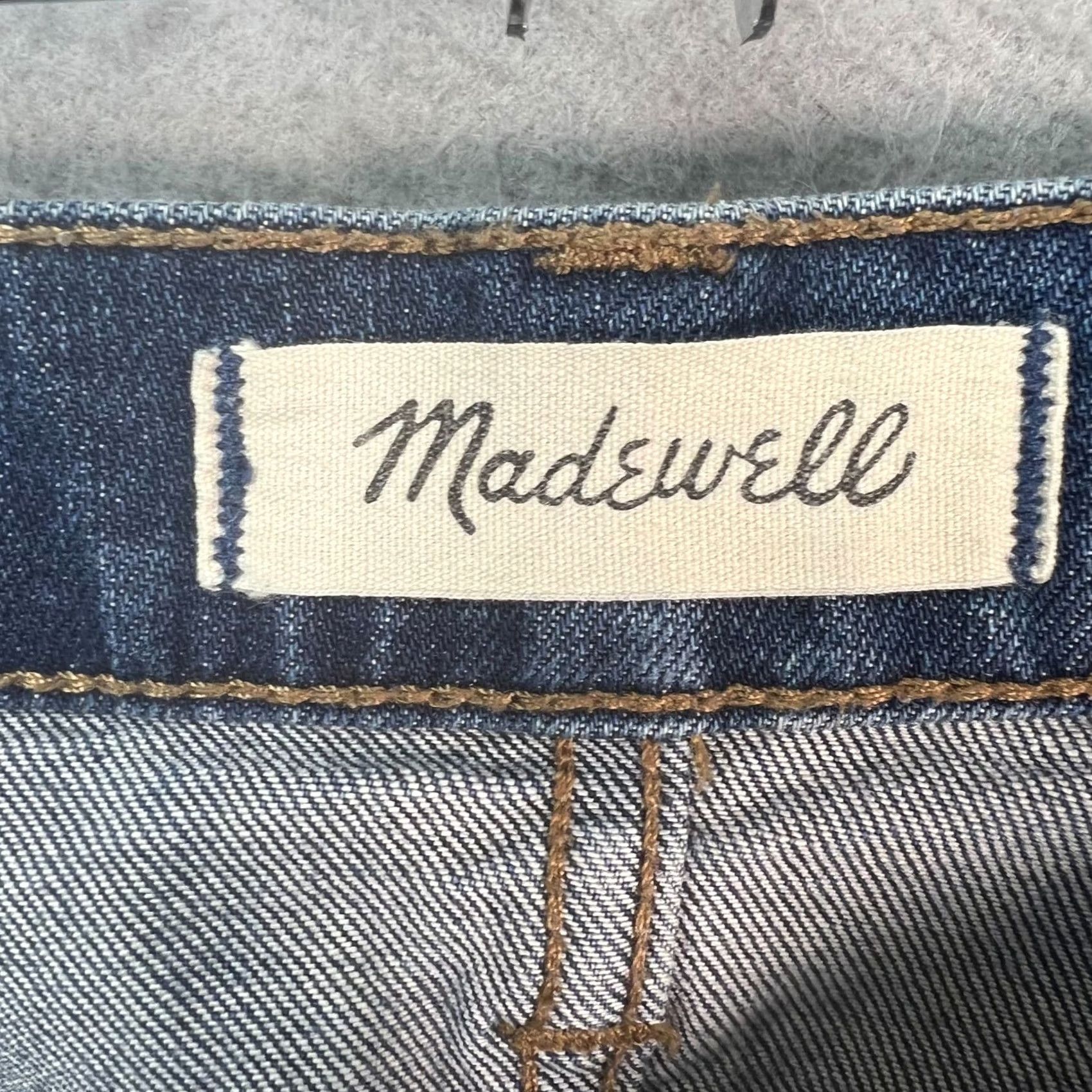 Madewell Madewell Jeans Denim Straight Leg 28 Adult Womens Blue 30 Inseam High Rise Regular Size 28 Cruiser Straight Leg Jeans Blue Denim Womens Size 28" / US 6 / IT 42 - 3 Thumbnail