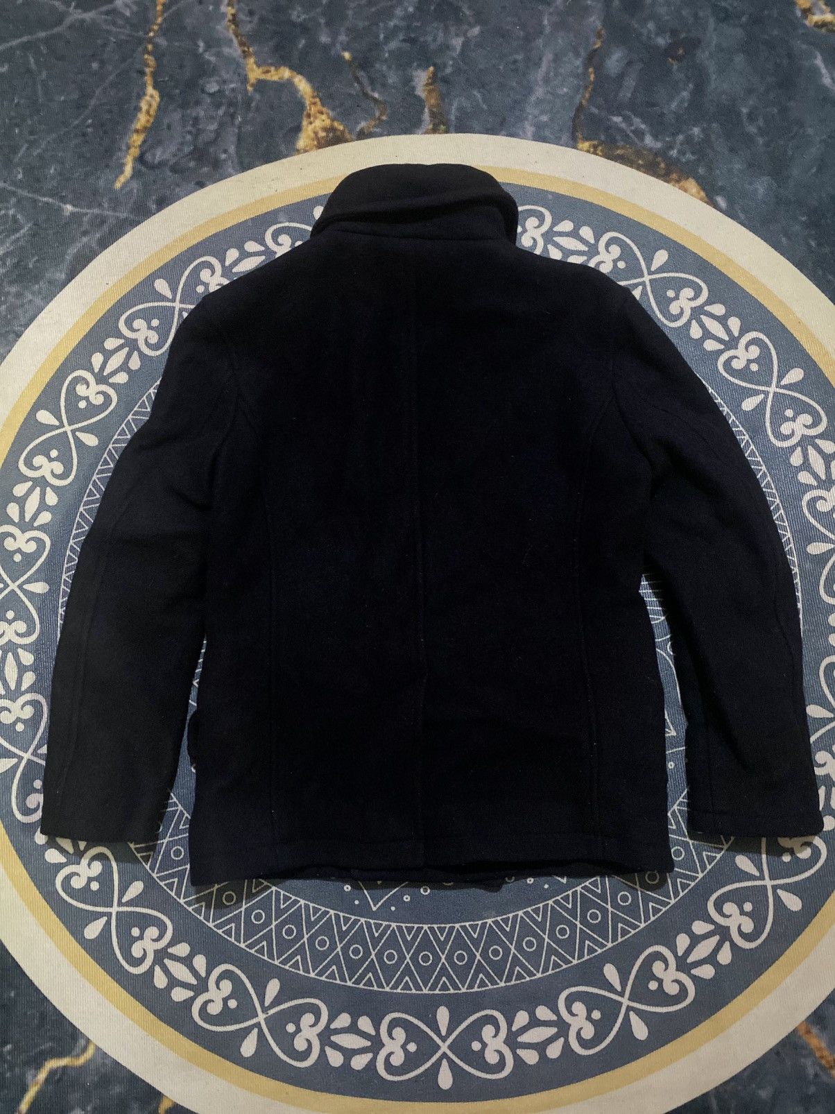 Isamu Katayama Backlash Acanthus Peacoat Double Breasted Wool Jacket Size M / US 6-8 / IT 42-44 - 14 Thumbnail