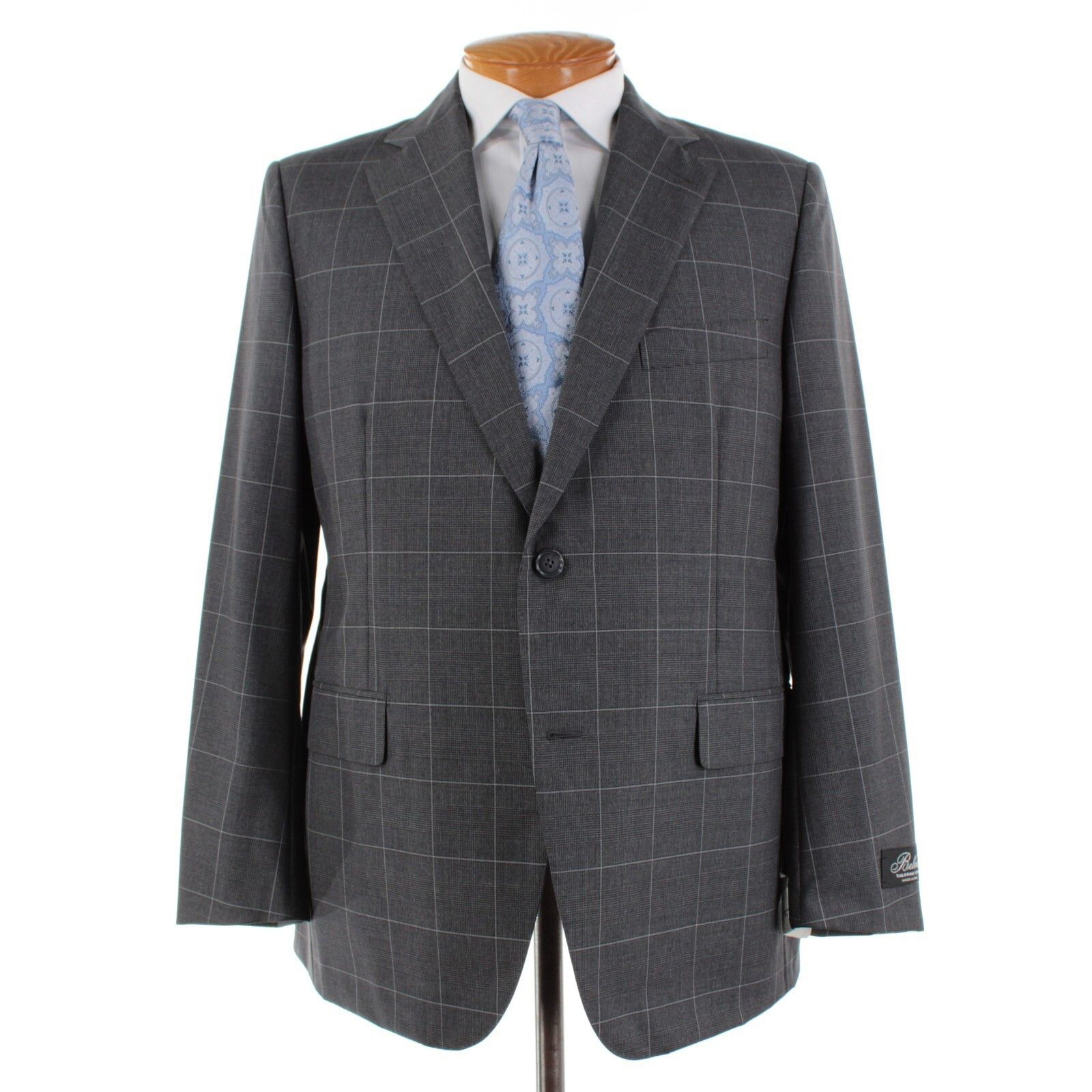 Belvest Suit Size US 44 Regular in Gray