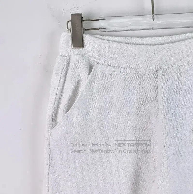 Chanel Chanel White Cotton Casual Pants for Women . Size 23" - 3 Thumbnail