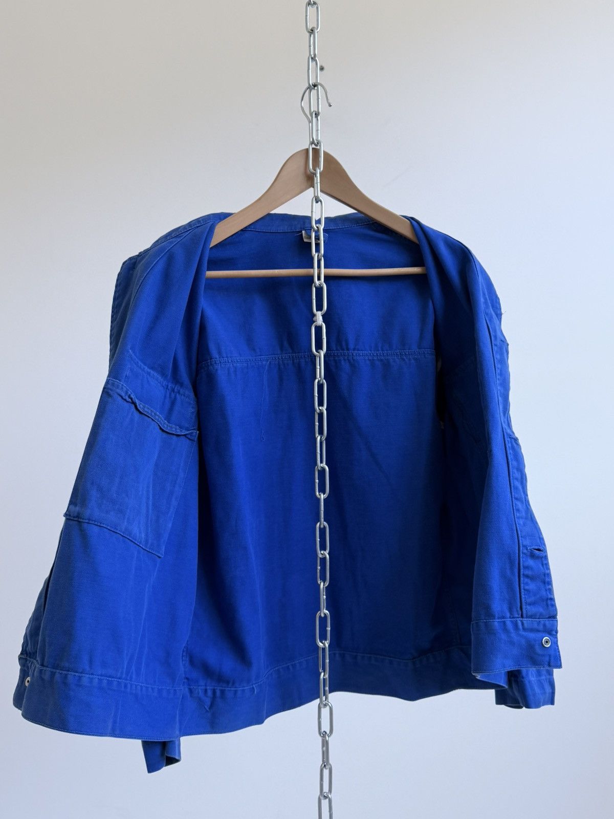 Le Laboureur Vintage 80s French Workwear Sanfor Chore Jacket Size US M / EU 48-50 / 2 - 11 Thumbnail