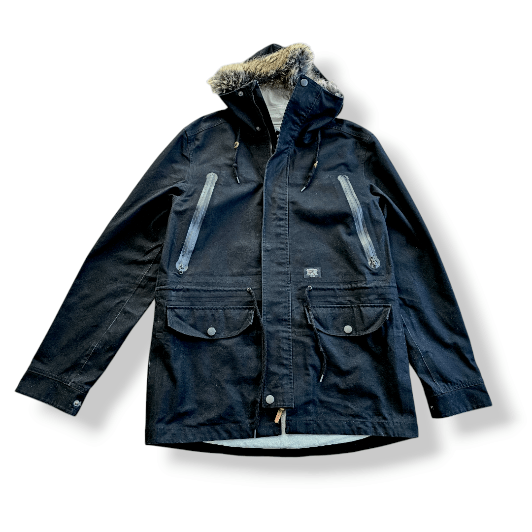 Holden Outerwear × Stussy Stussy X Holden 2012 Collab Black Hooded Ski/Snowboard Parka Size US M / EU 48-50 / 2 - 1 Thumbnail