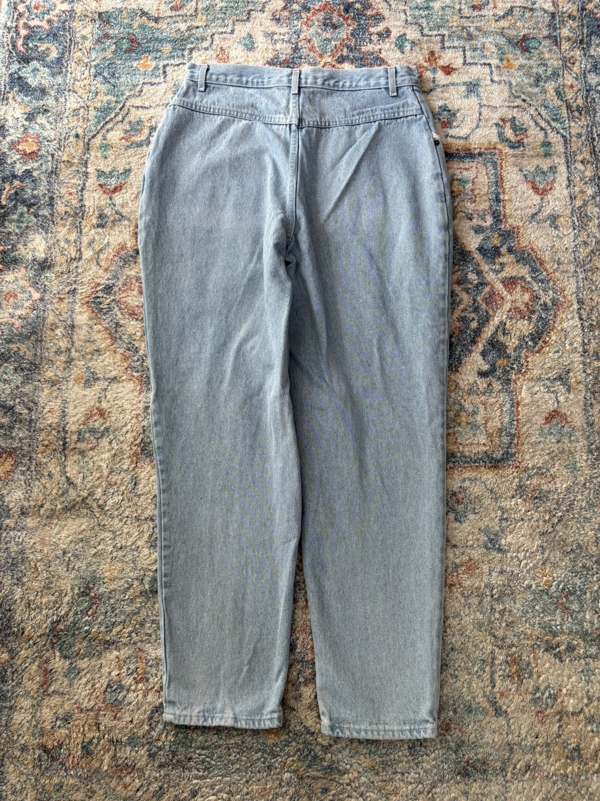 Vintage Vintage Nevada Lace Accented Lightwash Jeans Size 33 Size US 33 - 2 Thumbnail