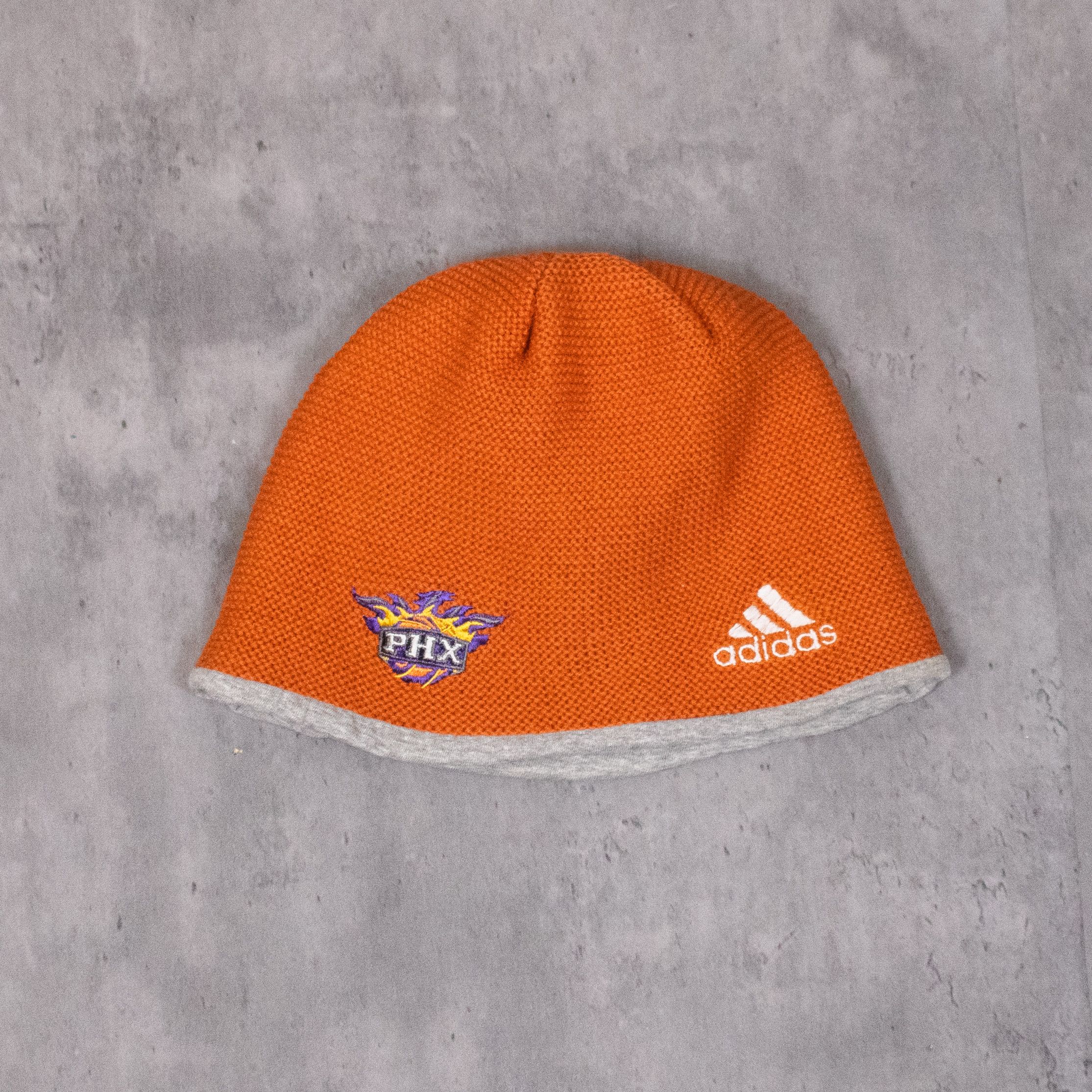 Adidas × NBA × Vintage Y2K 2000's Adidas Phoenix Sun Grey Reversible Beanie Size ONE SIZE - 7 Thumbnail