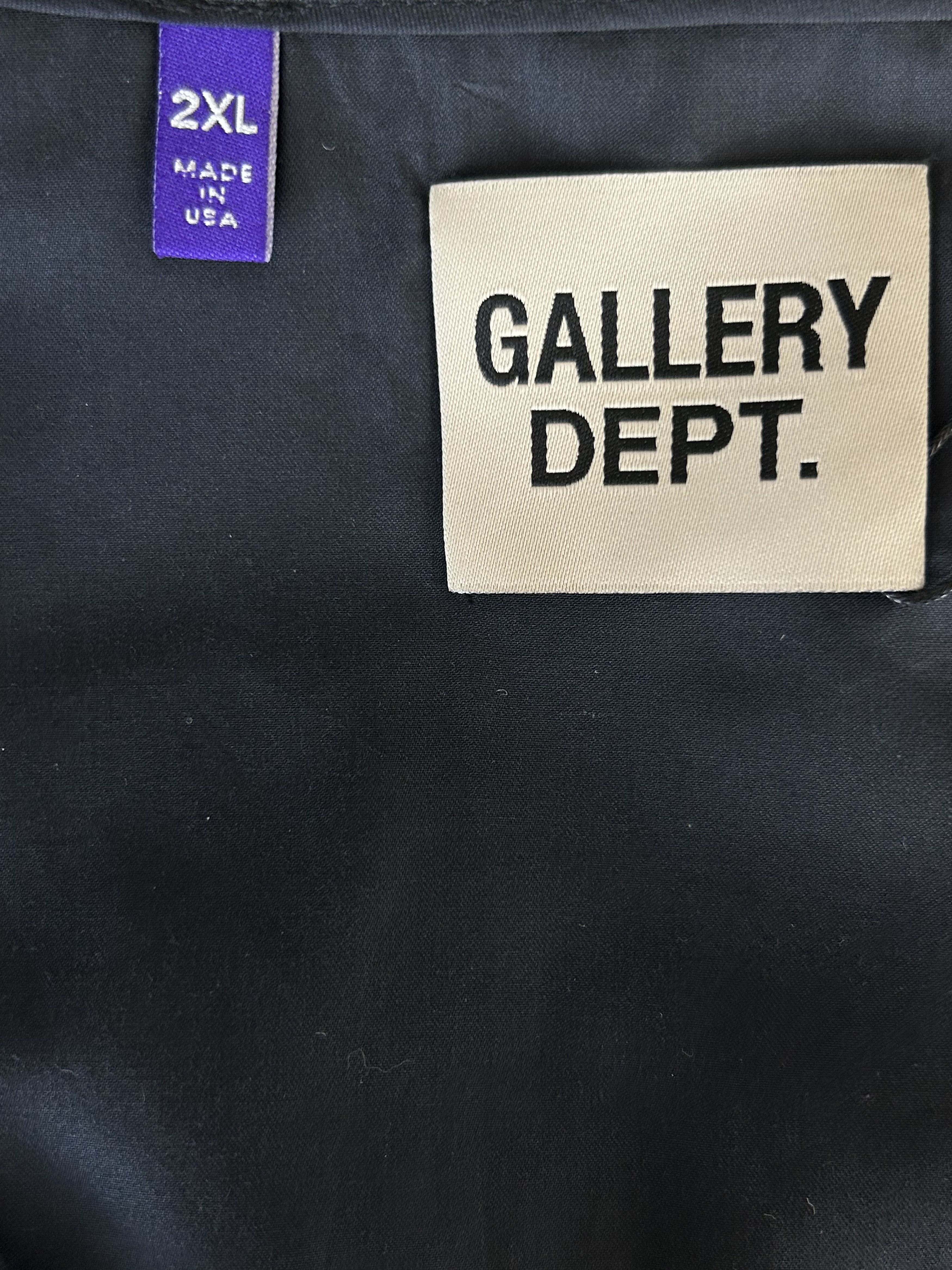 Gallery Dept. Gallery Dept Black & White Dept Logo Tank Top Size US XXL / EU 58 / 5 - 3 Thumbnail