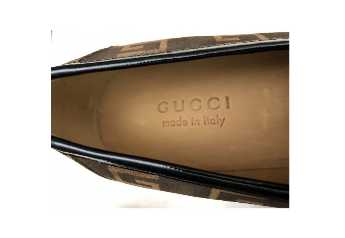 Gucci GUCCI 🇮🇹 Suede G Cube Tigerhead Bangle Ornament Loafer 9 NIB Size US 9 / EU 42 - 2 Thumbnail