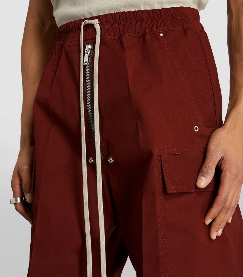 Rick Owens o1s1v1n0724 Cargo Pants in Brown Size US 32 / EU 48 - 6 Thumbnail