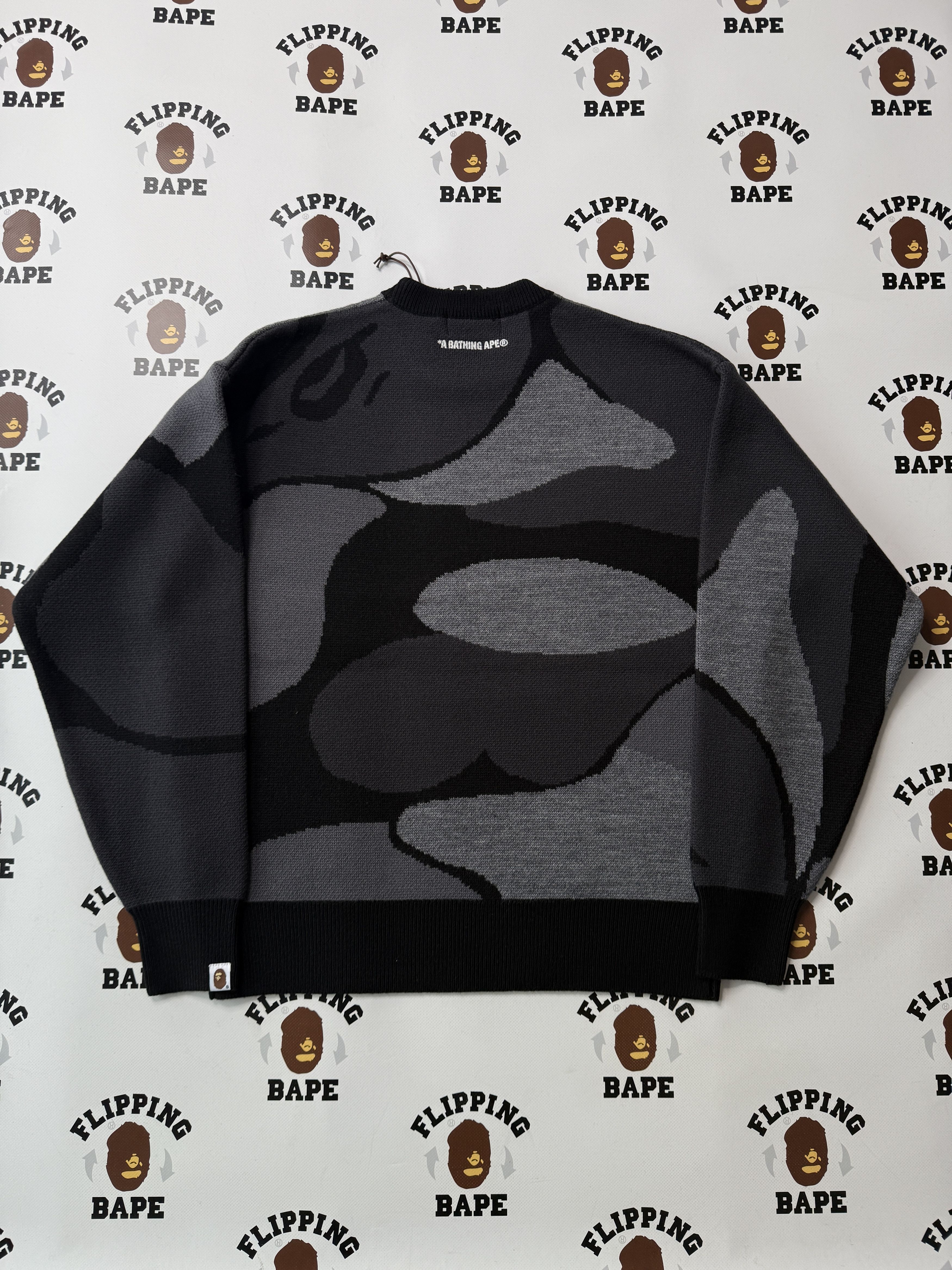 Bape BAPE MEGA ABC CAMO KNIT CREWNECK SWEATSHIRT Size US XL / EU 56 / 4 - 2 Thumbnail