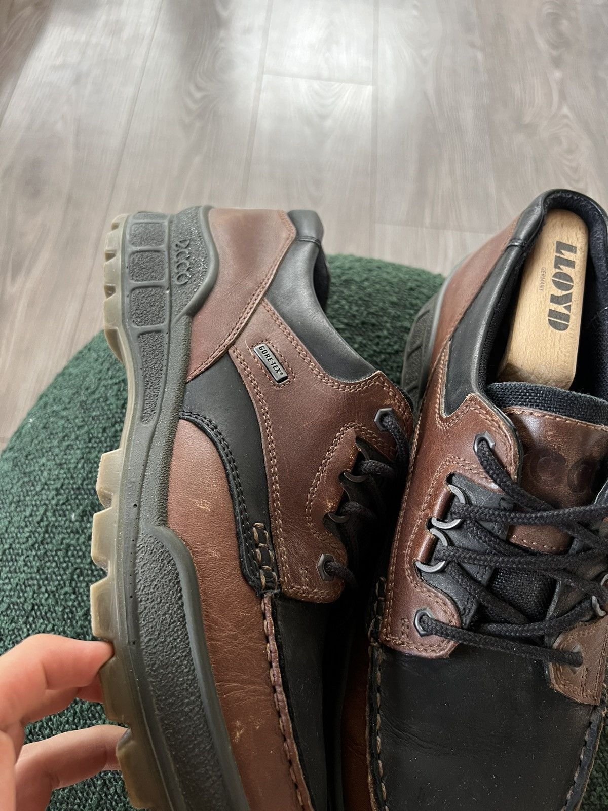 Ecco Vintage Ecco Gore-Tex Leather Casual Old Money GTX Boots Size US 11.5 / EU 44-45 - 11 Thumbnail