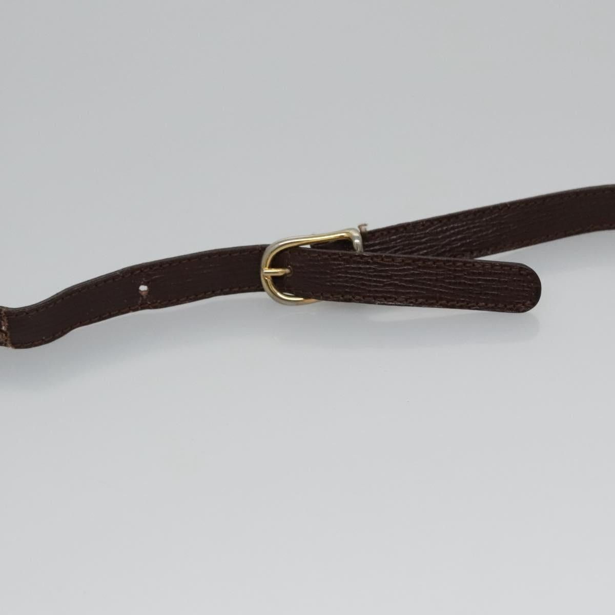 Celine CELINE Circle Shoulder Bag Leather Brown Gold Size ONE SIZE - 8 Thumbnail