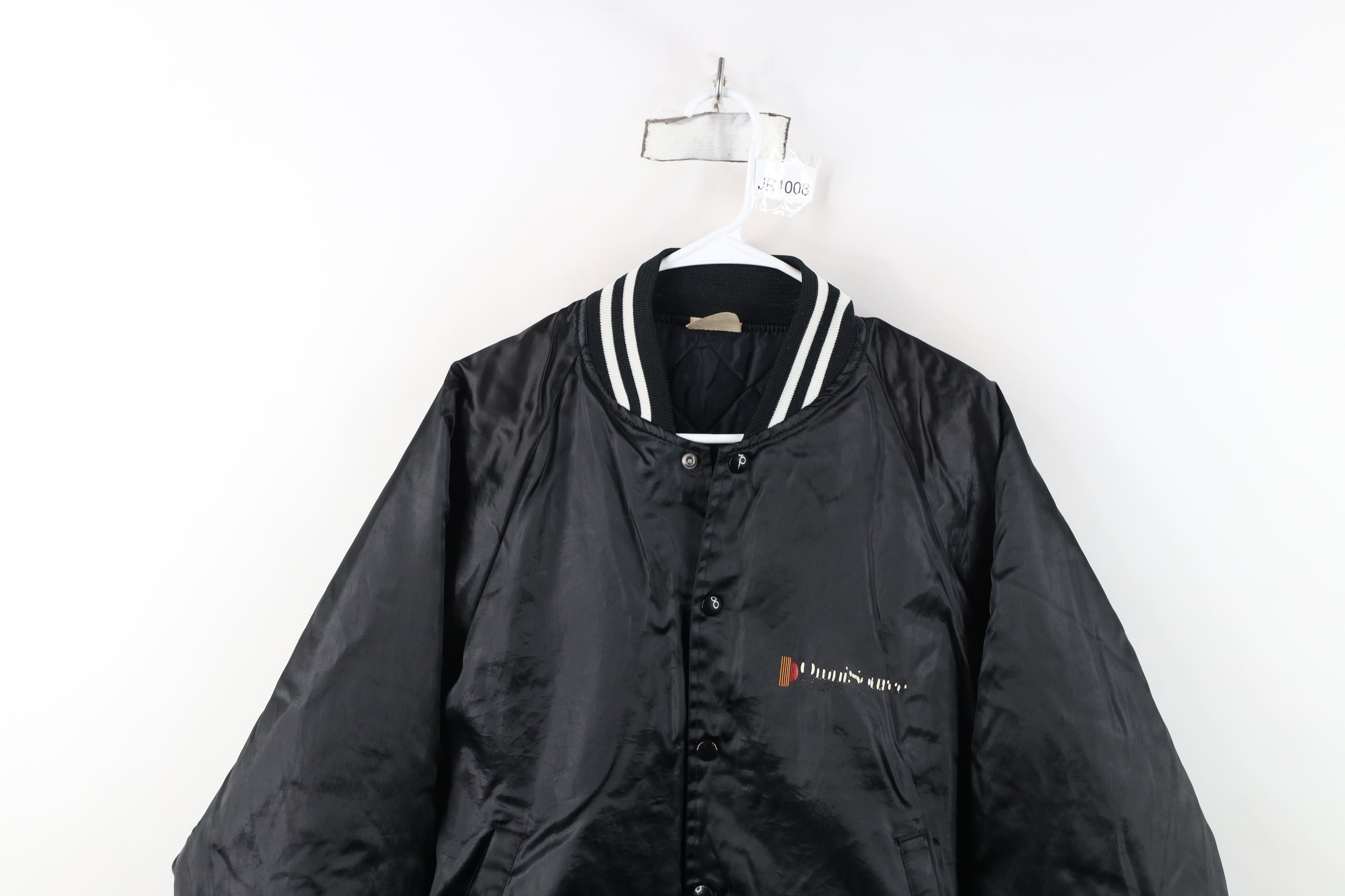 Vintage Vintage 80s 90s Omni Source Quilted Satin Bomber Jacket USA Size US M / EU 48-50 / 2 - 2 Thumbnail