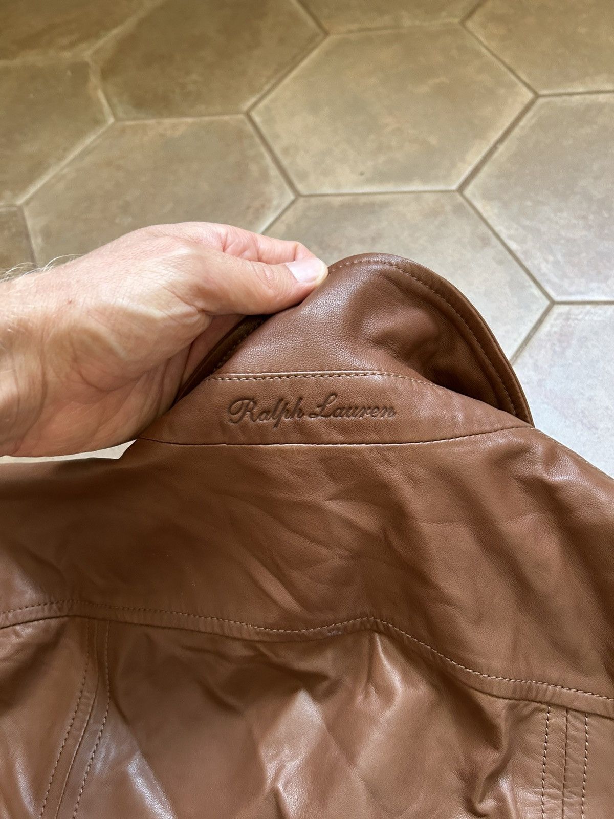 Ralph Lauren Purple Label Ralph Lauren purple label leather jacket Size US S / EU 44-46 / 1 - 9 Thumbnail
