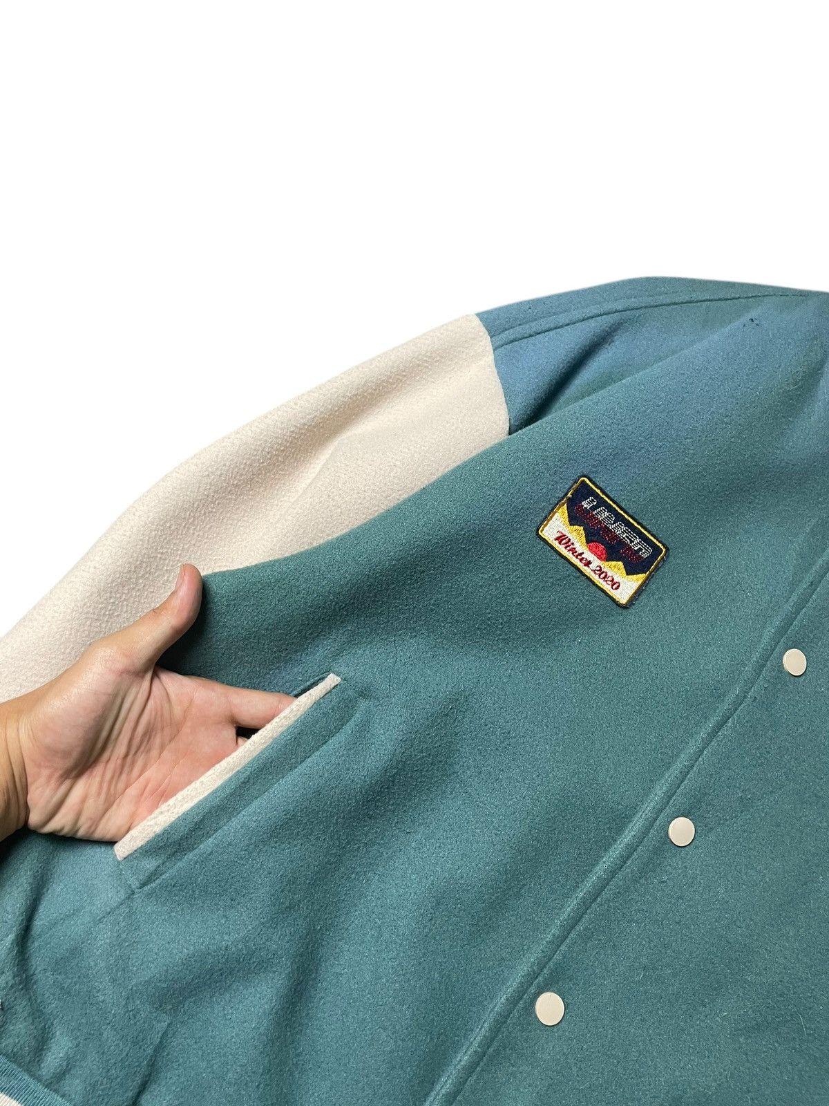Japanese Brand × Vintage Vintage UNFLUID Wool Varsity Jacket (94) Size US M / EU 48-50 / 2 - 6 Thumbnail