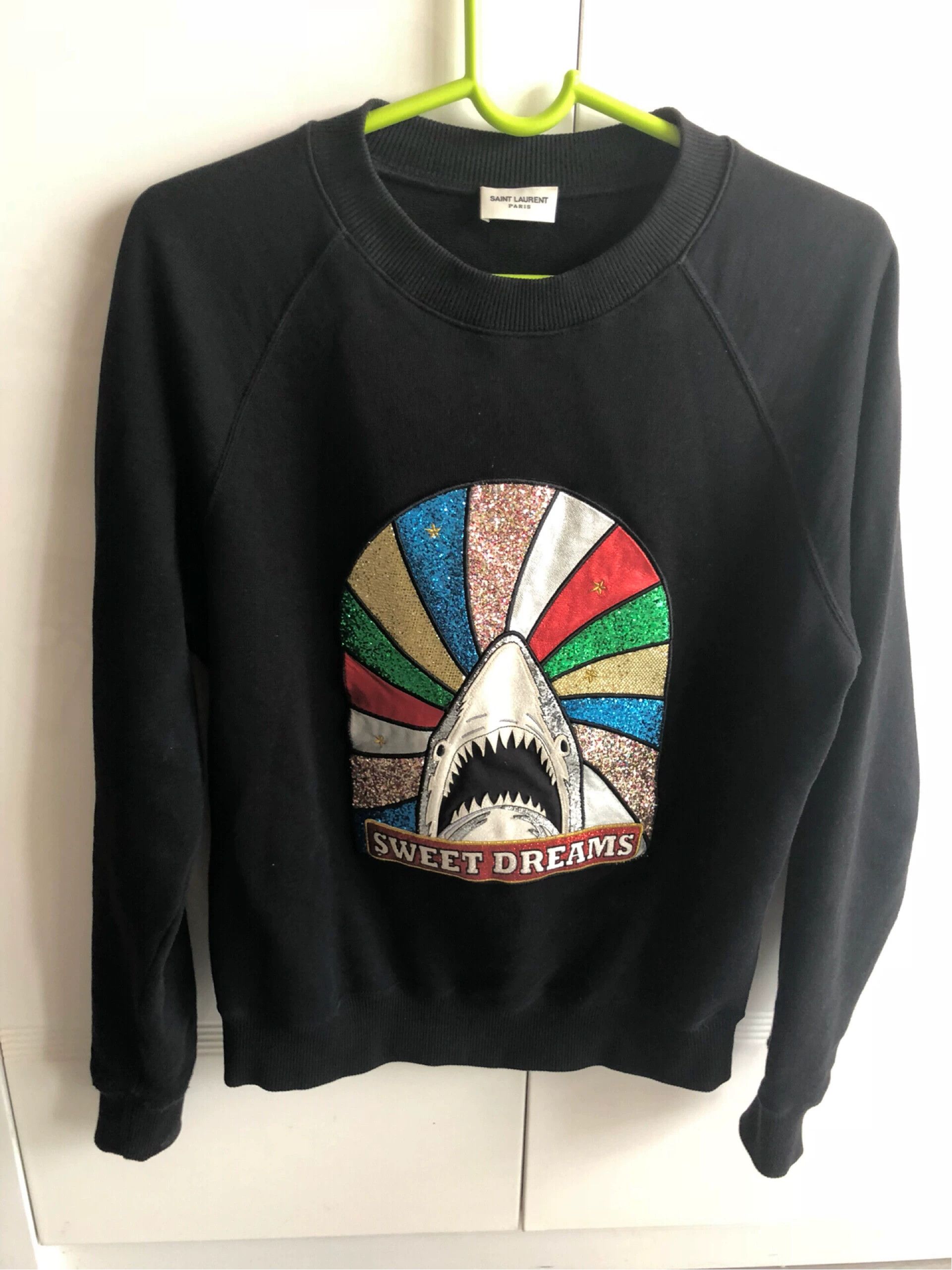 Saint Laurent Paris Saint Laurent Paris Sparkling Shark Hoodie Size US XS / EU 42 / 0 - 1 Thumbnail