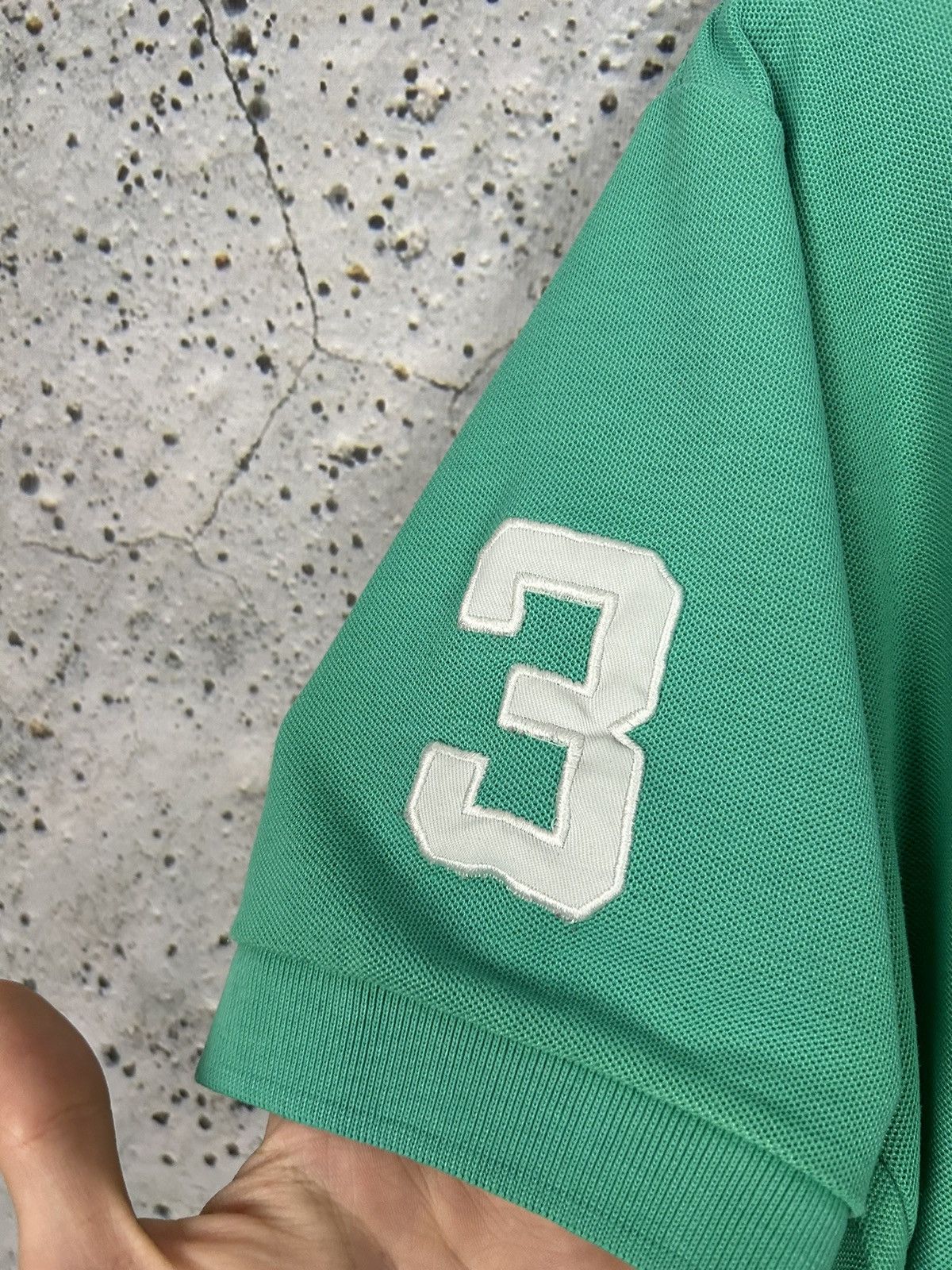 Vintage Vintage Polo Sport Hype Chief Keef Number Polo Drill Rap 90s Size US L / EU 52-54 / 3 - 4 Thumbnail