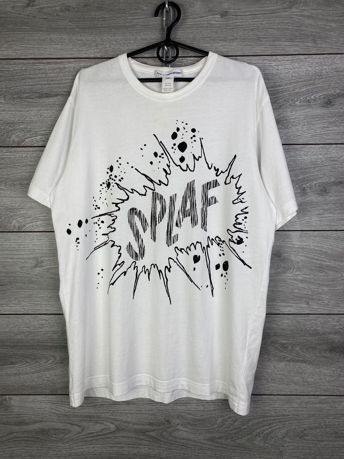Come Des Garcons SHIRT Splaf T Shirt Tee