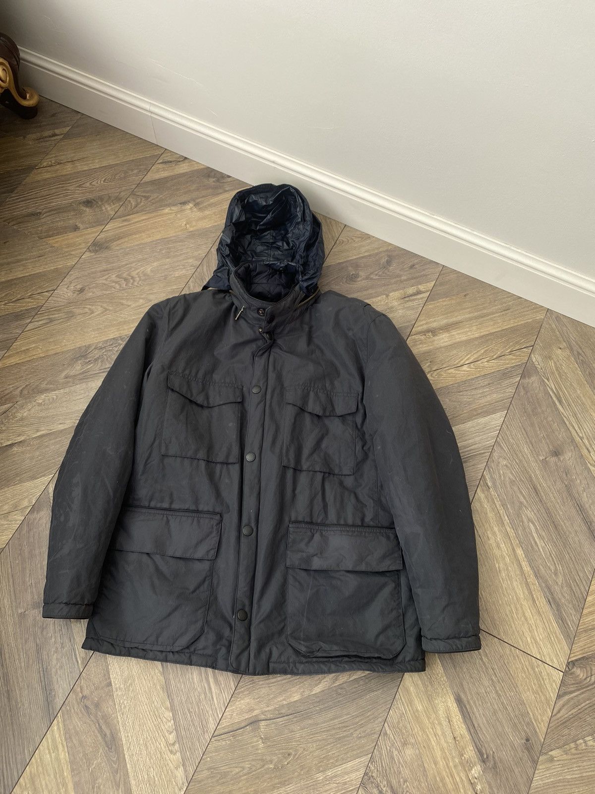 Barbour × Vintage Vintage Barbour 2 sided Jacket Size US L / EU 52-54 / 3 - 4 Thumbnail