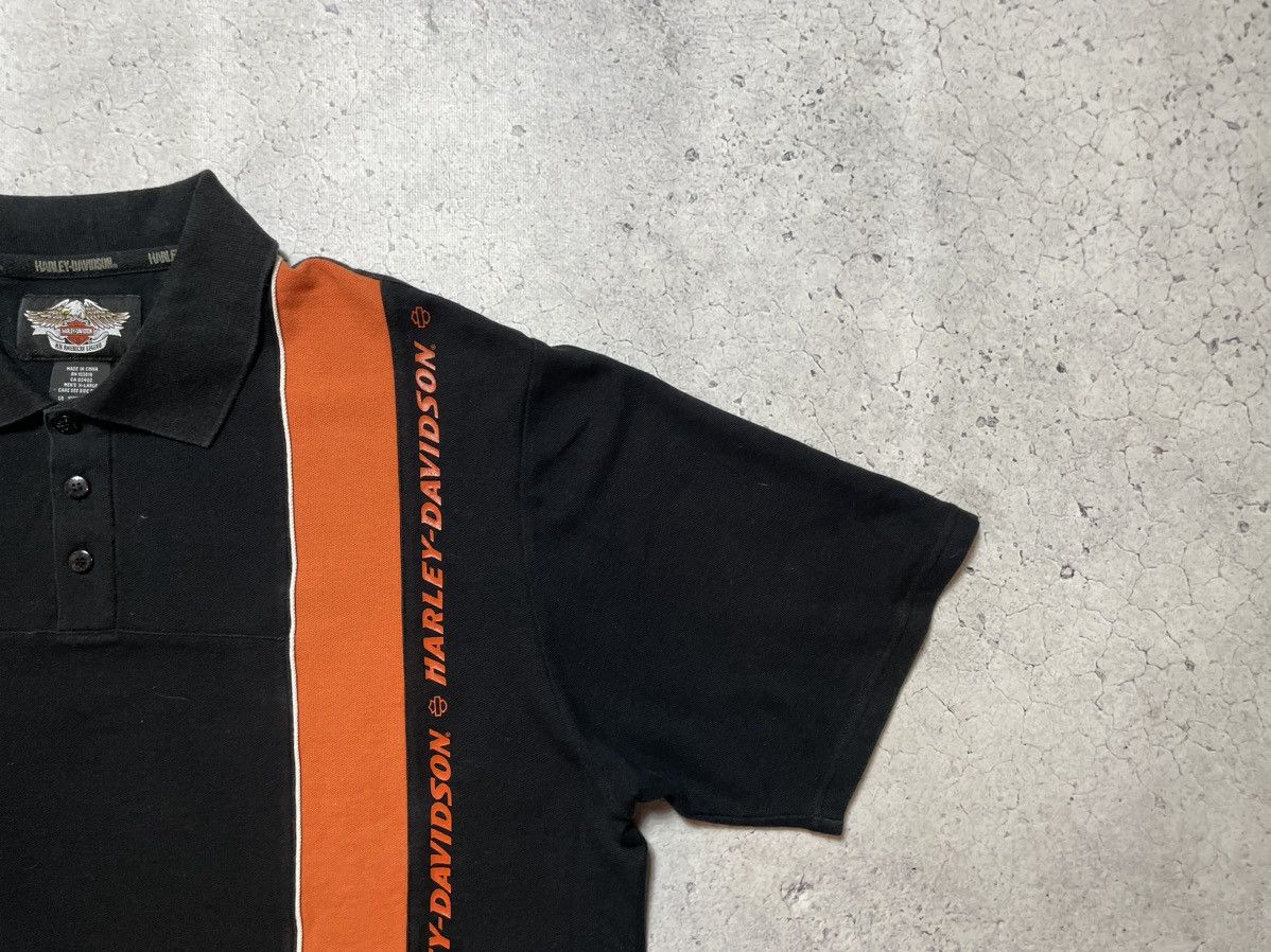 Harley Davidson × Vintage Vintage Harley Motor Davidson Polo Shirt Size US XL / EU 56 / 4 - 3 Thumbnail