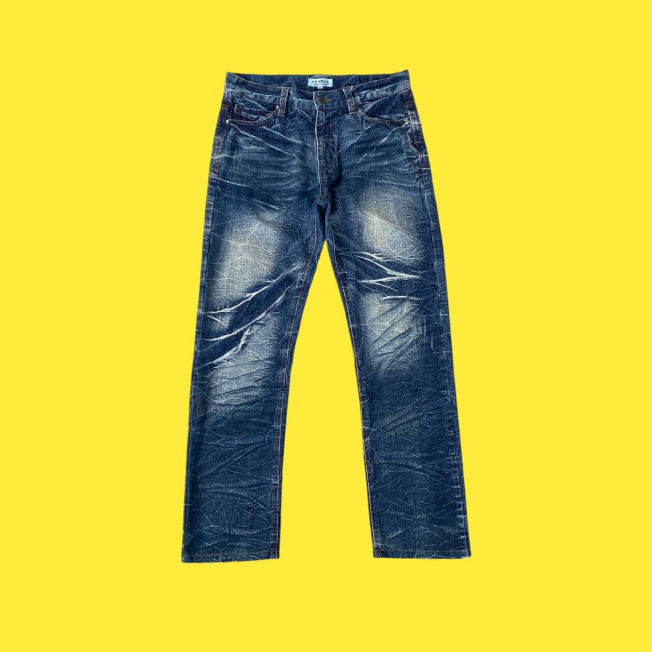 20471120 × 5351 POUR LES HOMMES × LOWBOX LOWBOX TIGER CLAW CRACK MARK RUSTY FADED W31X30 Size US 31 - 1 Thumbnail
