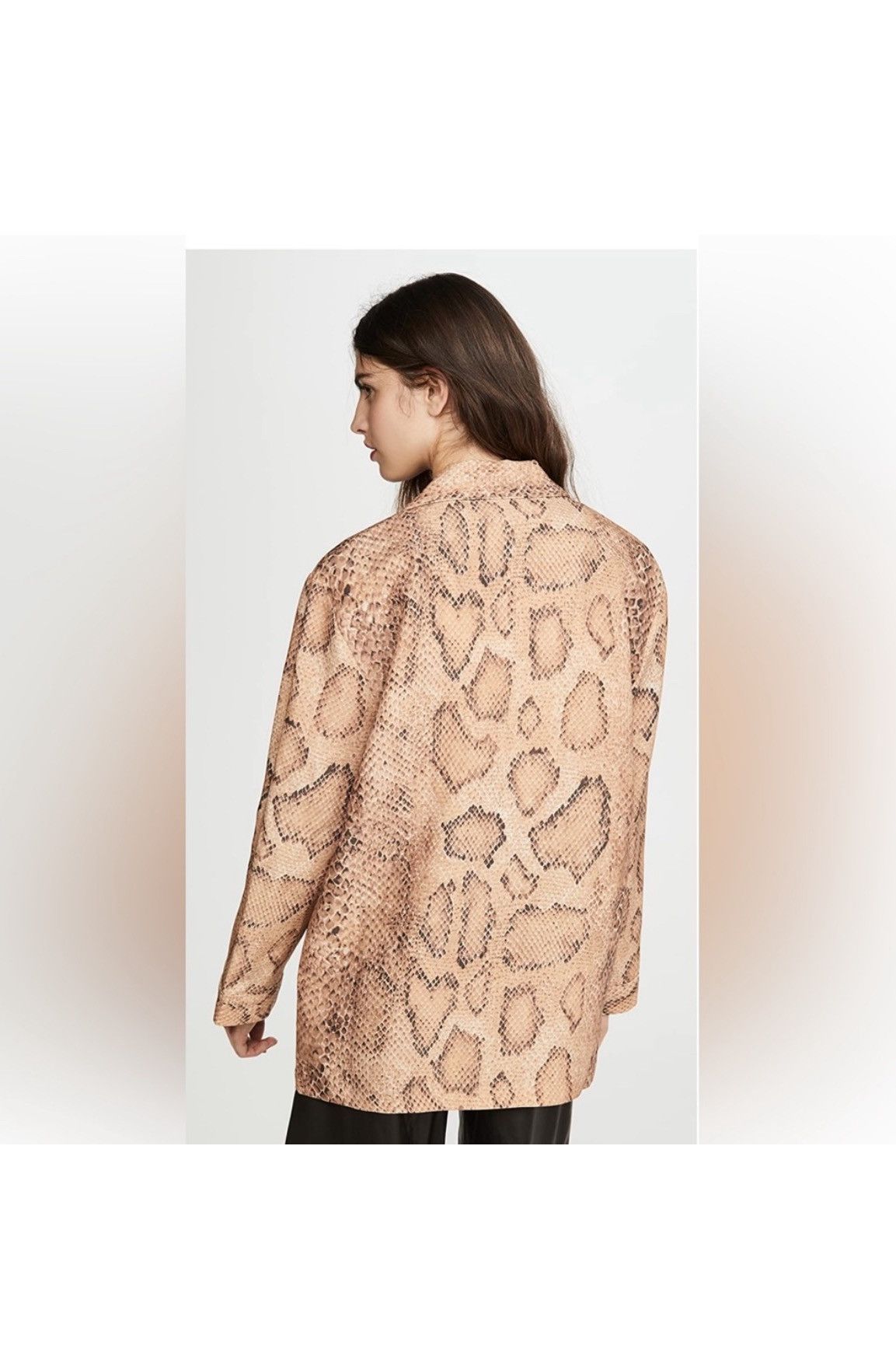 Mara Hoffman Printed snakeskin shirt jacket size xs Size XS / US 0-2 / IT 36-38 - 2 Thumbnail