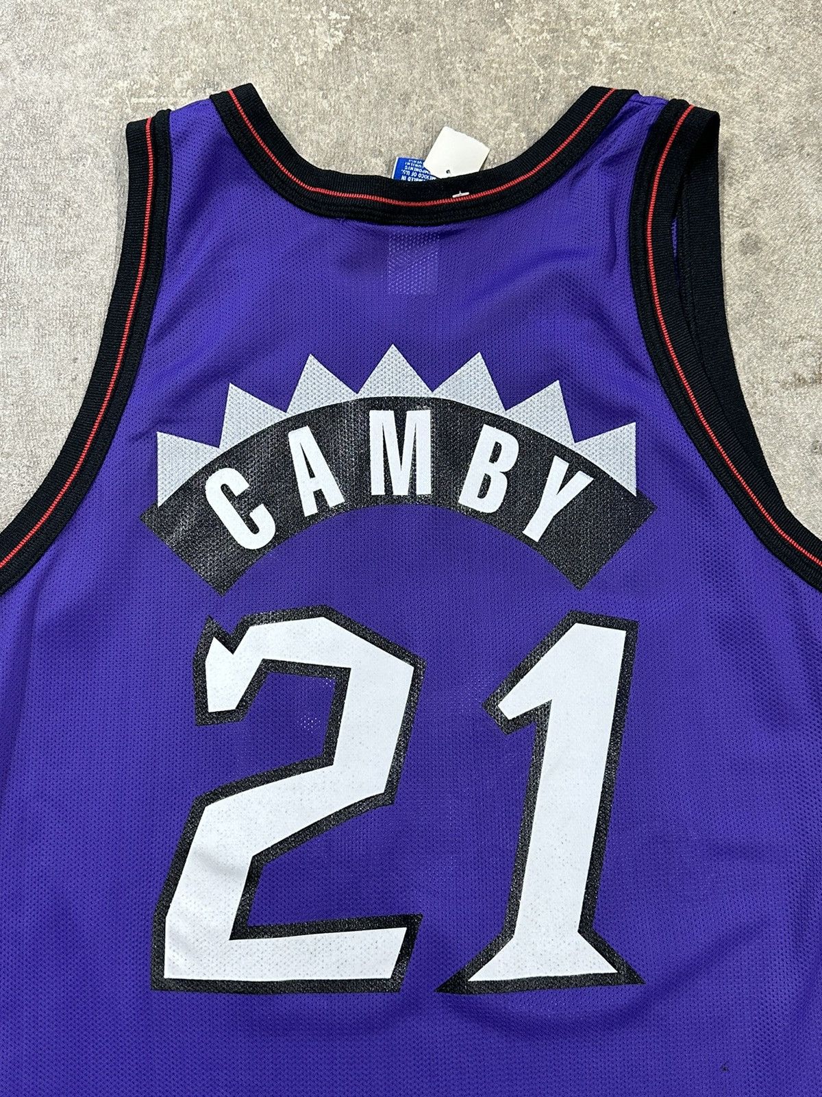 Champion Vintage 90s Champion Camby Toronto Raptors NBA Jersey NWT Size US L / EU 52-54 / 3 - 7 Thumbnail