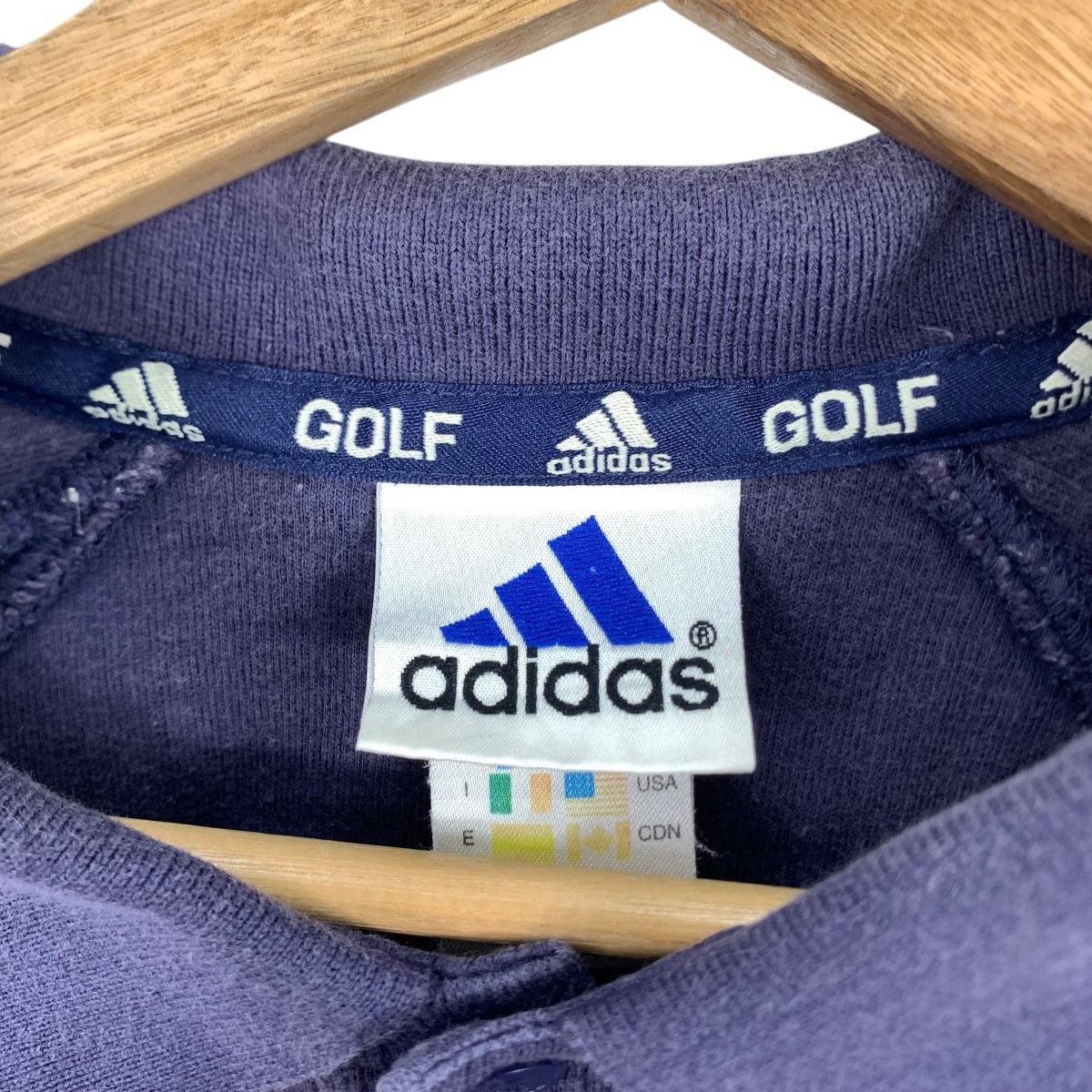 Adidas × Vintage Vintage ADIDAS Golfer Centre Logo Collar Polo Shirt Size US L / EU 52-54 / 3 - 6 Thumbnail
