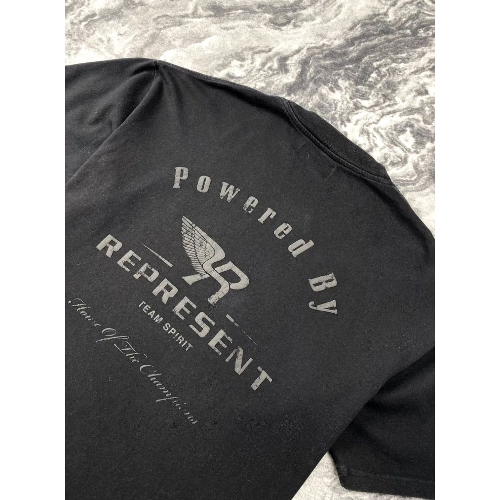 Vintage Represent x Team Spirit T Shirt Big Logo Men Size L Black Size US L / EU 52-54 / 3 - 3 Thumbnail