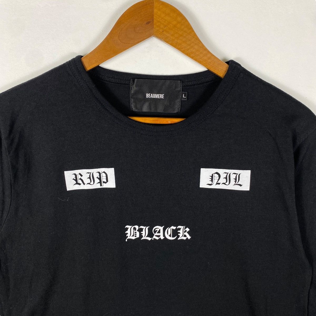If Six Was Nine × Japanese Brand Black Madness Punk Design Inspired By Chrome Hearts Tee Punk Size M / US 6-8 / IT 42-44 - 2 Thumbnail