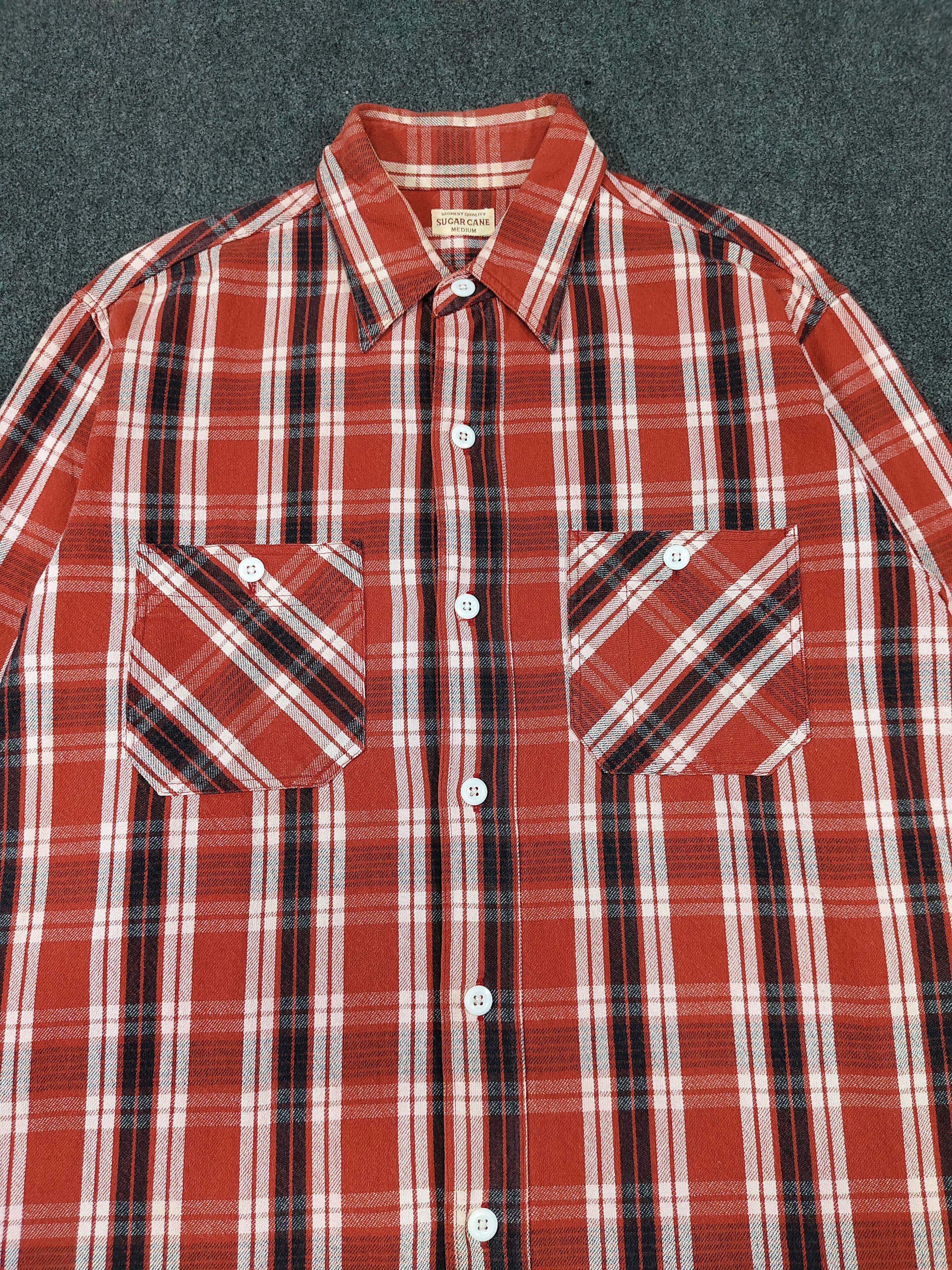 Sugar Cane 🇯🇵 Sugar Cane 🇯🇵 Craftsmanship 50s Repro Plaid Workshirt Size US M / EU 48-50 / 2 - 4 Thumbnail