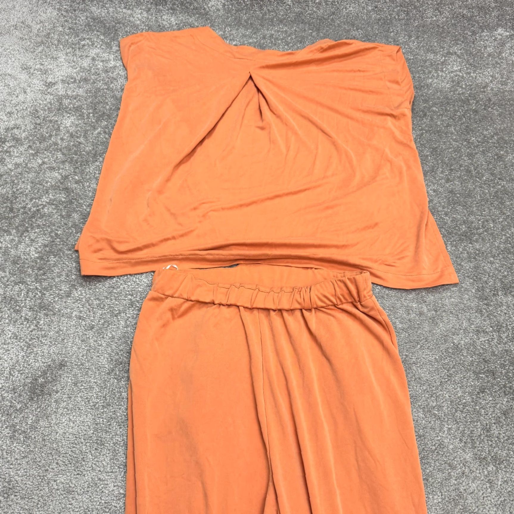 Vintage SEN Jumpsuit Womens 2 Tan Sleeveless Open Back Elastic Waist NWT Bohemian Travel & Going Out 2 Size 26" / US 2 / IT 38 - 6 Thumbnail