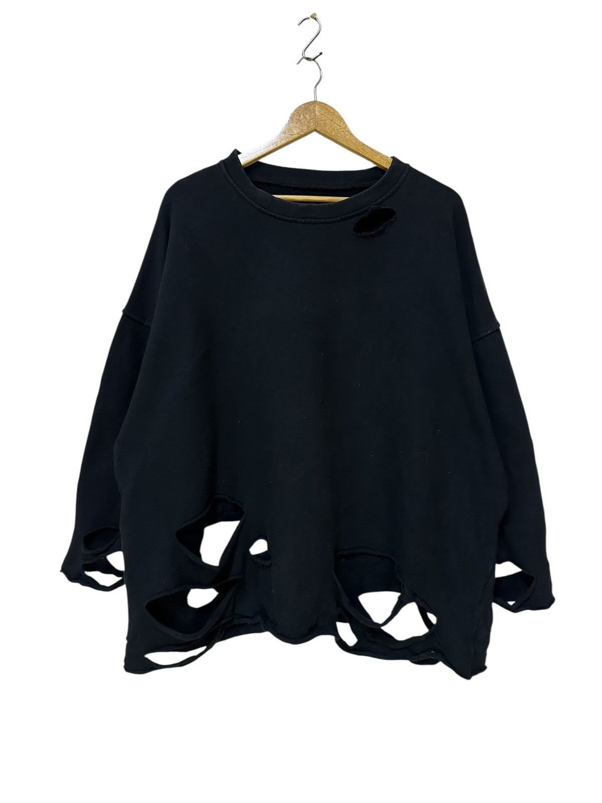 Japanese Brand Danke schon avant garde sweatshirt Size US M / EU 48-50 / 2 - 1 Thumbnail