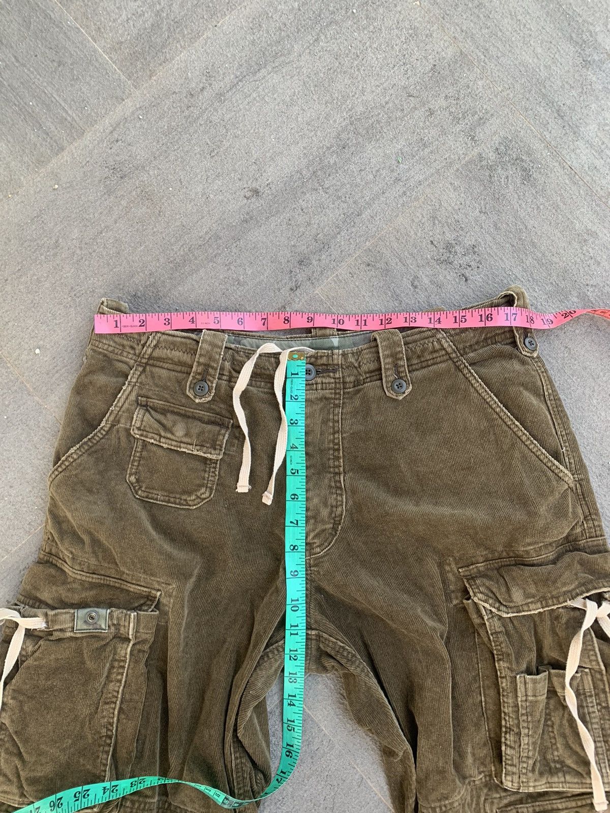 If Six Was Nine Corduroy Multipocket Baggy Cargo Pants Size US 36 / EU 52 - 8 Thumbnail
