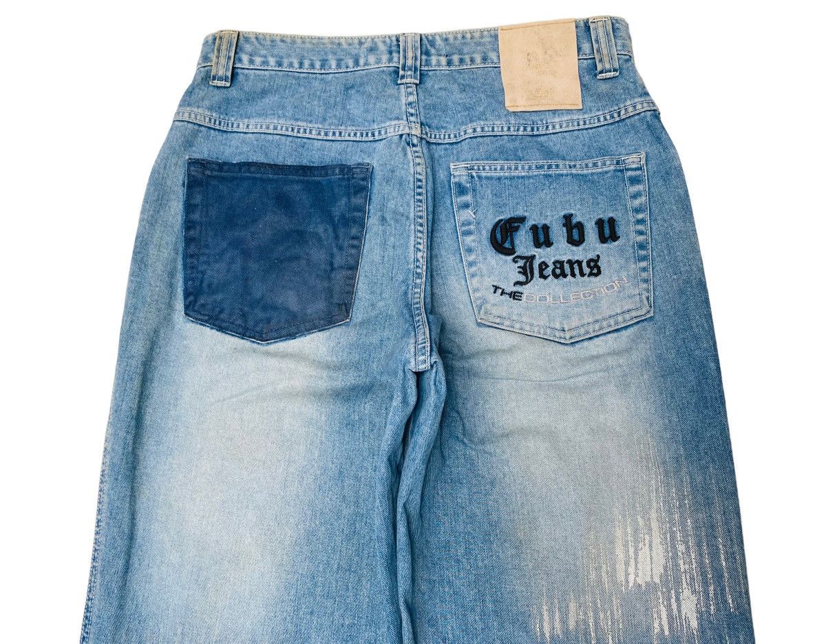Fubu Rare Design Vintage Brand Fubu Rapper Hip Hop Jeans 1990s Size US 32 / EU 48 - 4 Thumbnail