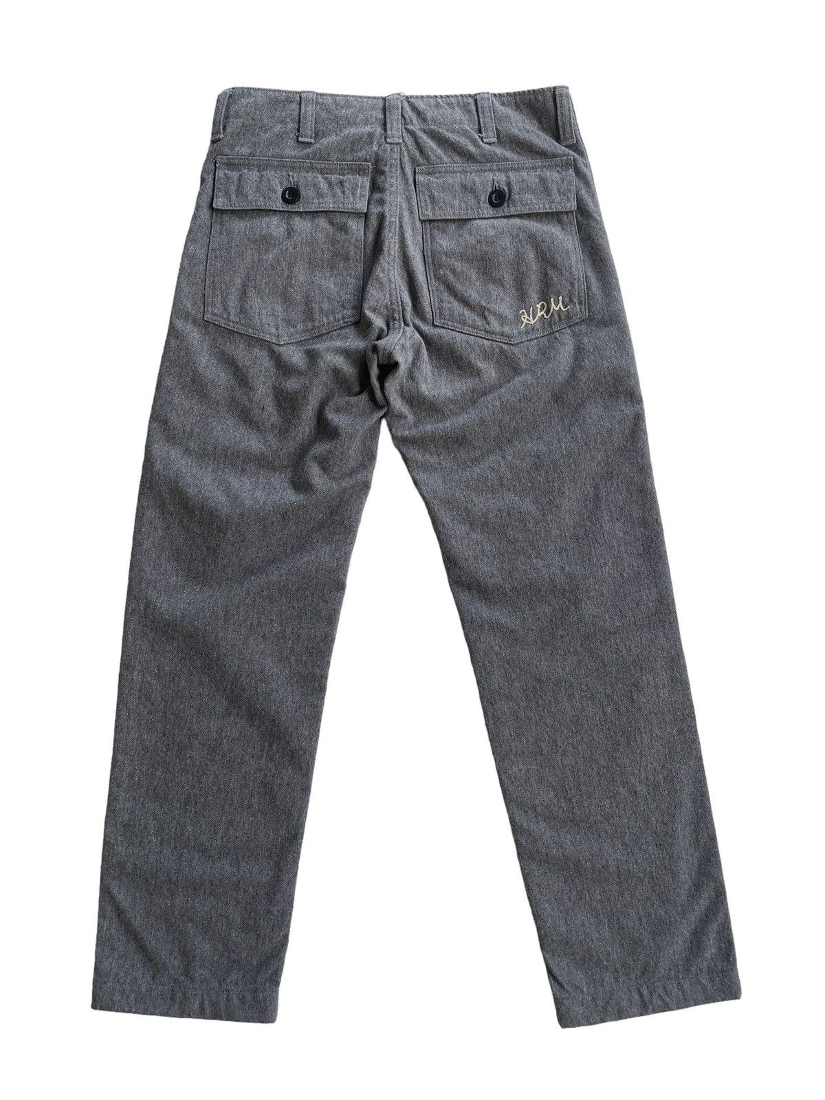HOLLYWOOD RANCH MARKET HRM Blue Blue Japan Baker Pants Size US 29 - 2 Thumbnail