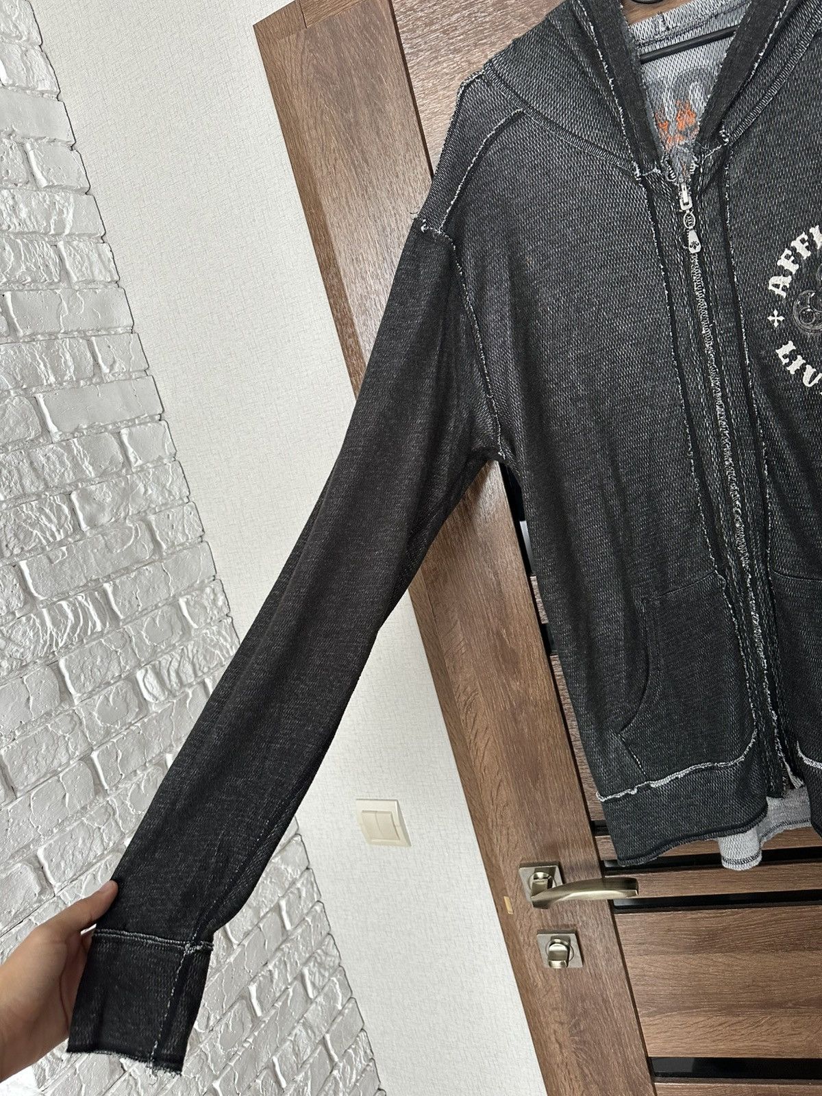Affliction Affliction Reversible Zip Hoodie Vintage Y2K Size US XL / EU 56 / 4 - 11 Thumbnail